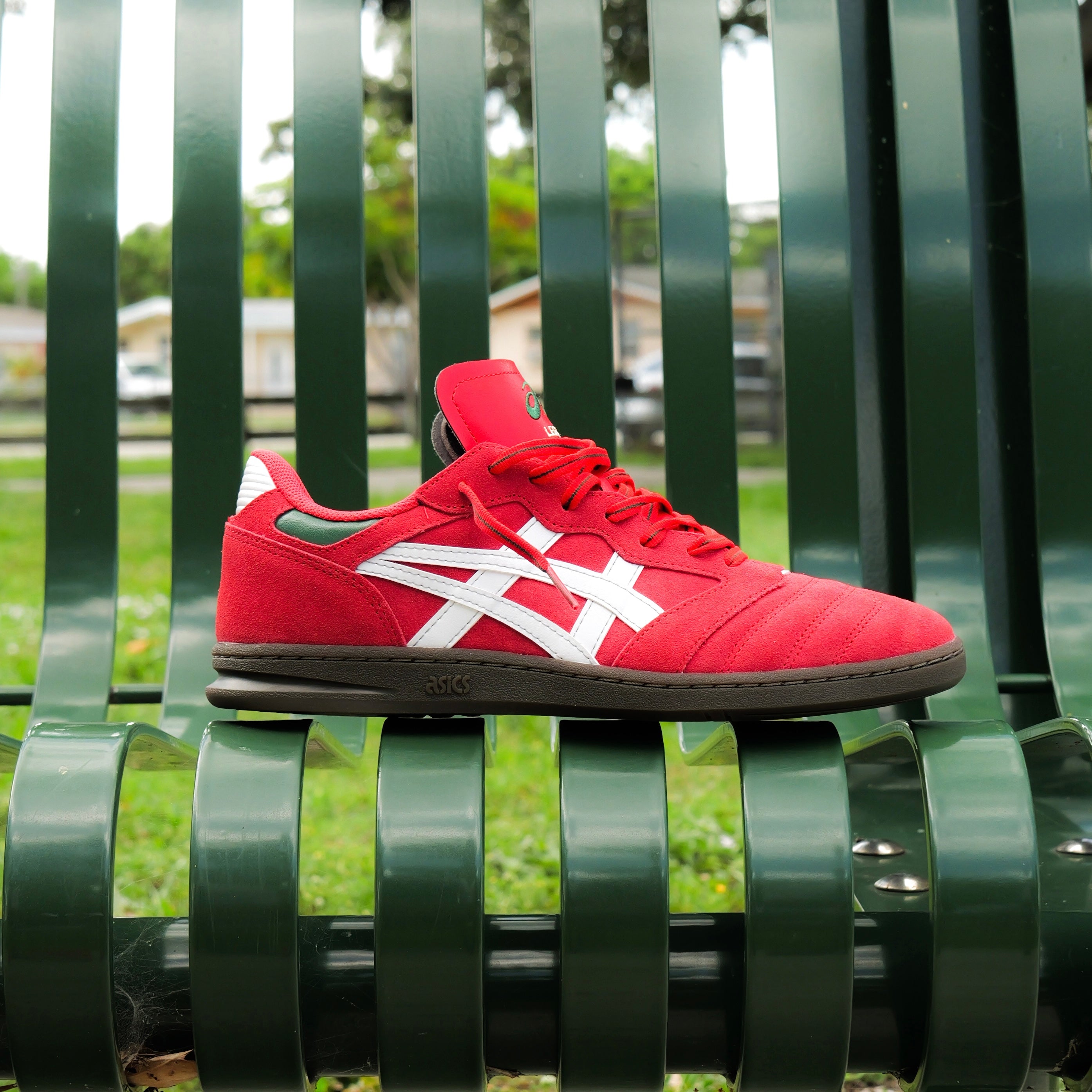 Mens Asics LEGGEREZZA ST (Classic Red/White)