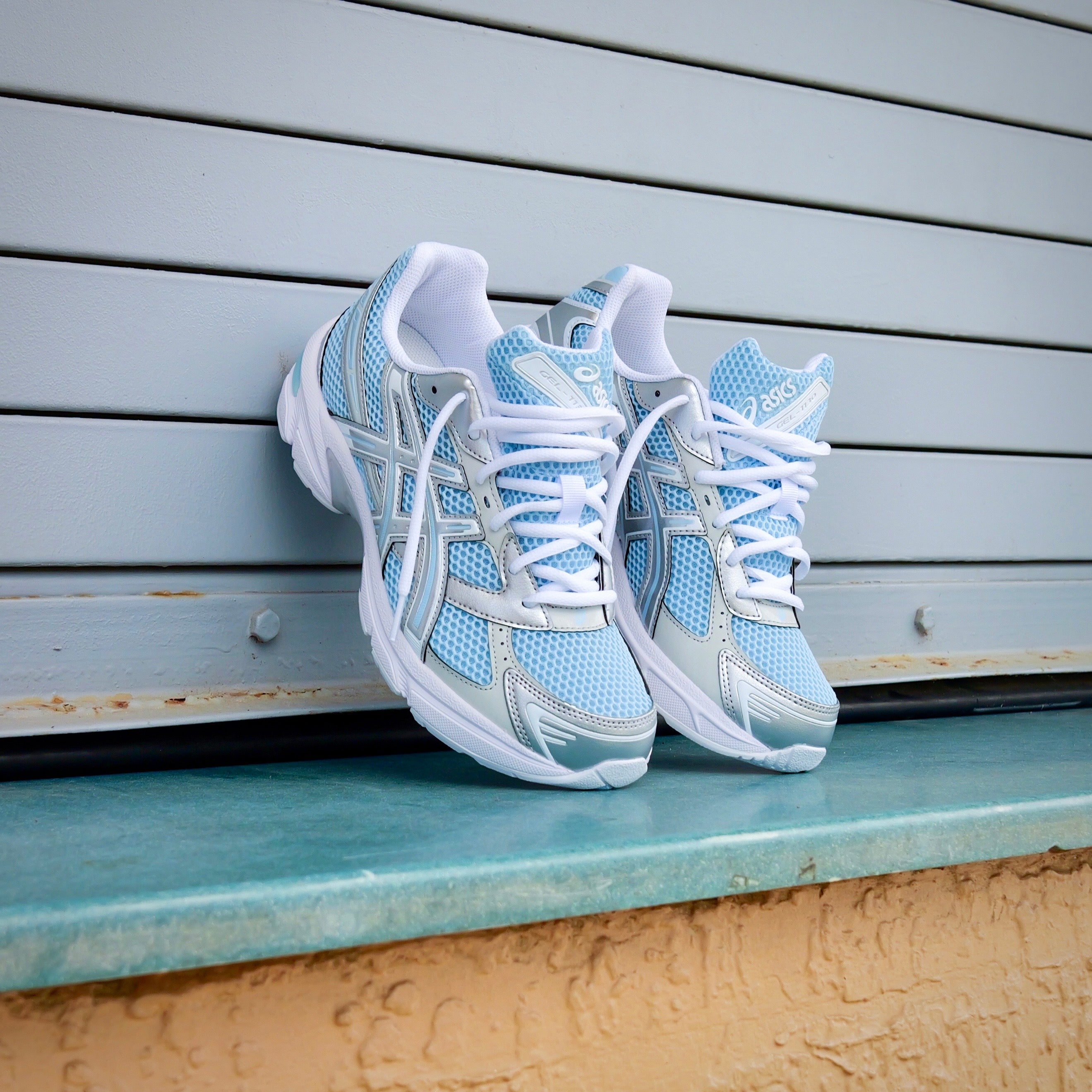 Mens Asics Gel-1130 (Faded Denim/Pure Silver) - Asics