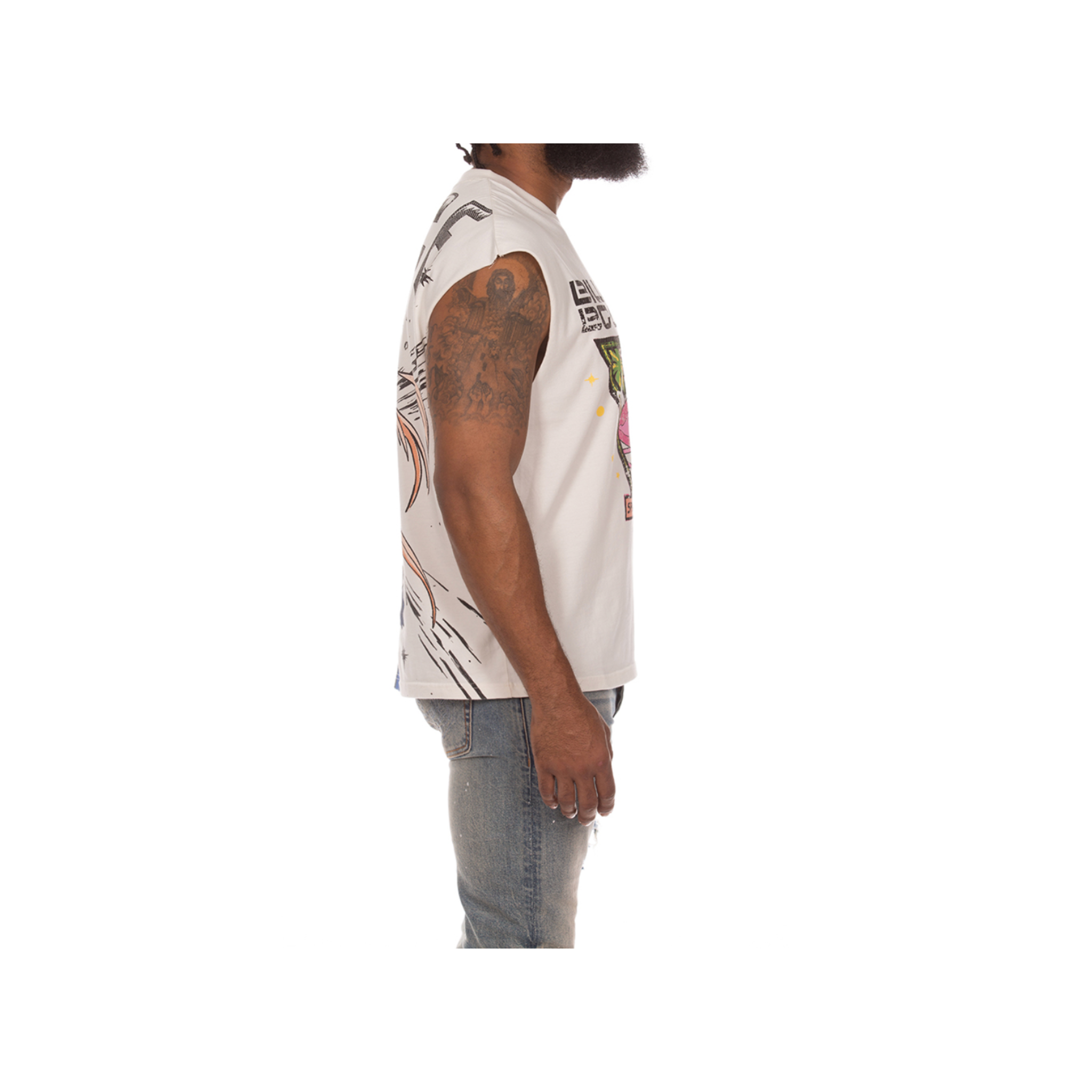 Billionaire Boys Club Space Sleeveless Knit (White) - Billionaire Boys Club