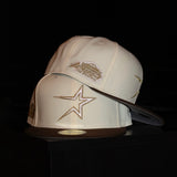 New Era Houston Astros Astrodome The Original Stadium Side Patch 59Fifty Fitted (Off White/Burnt Wood)