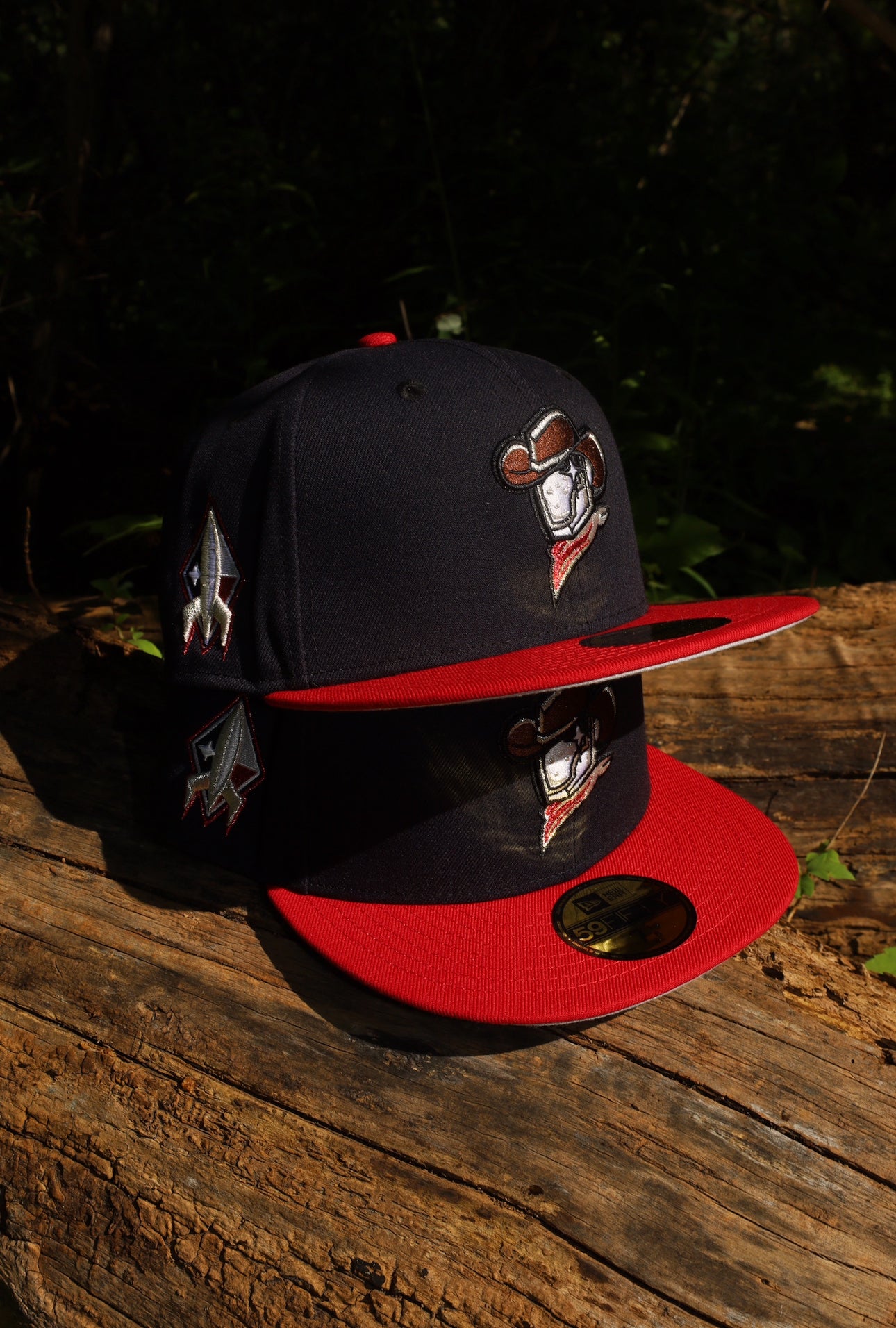 New Era Sugar Land Space Cowboys Rocket Diamond Side Patch 59Fifty Fitted - New Era