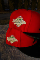 New Era Florida Marlins 1997 World Series Green UV 59Fifty Fitted (Red/Black) - New Era