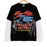 Dry Rot "Pegasus Motel" Layered LS (Black)