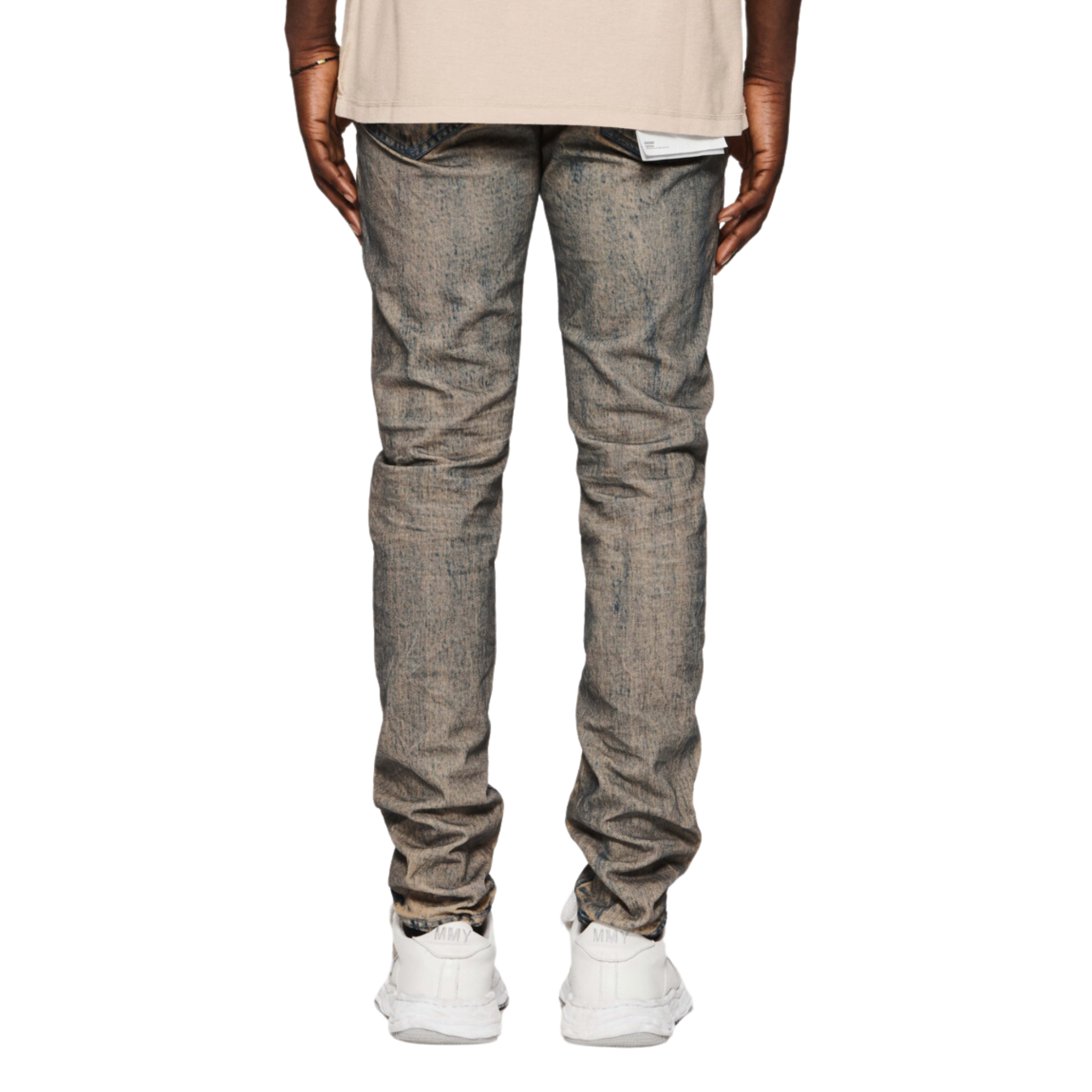 Purple Brand Antiqued Snow Wash Denim (Mid Indigo) - PURPLE BRAND