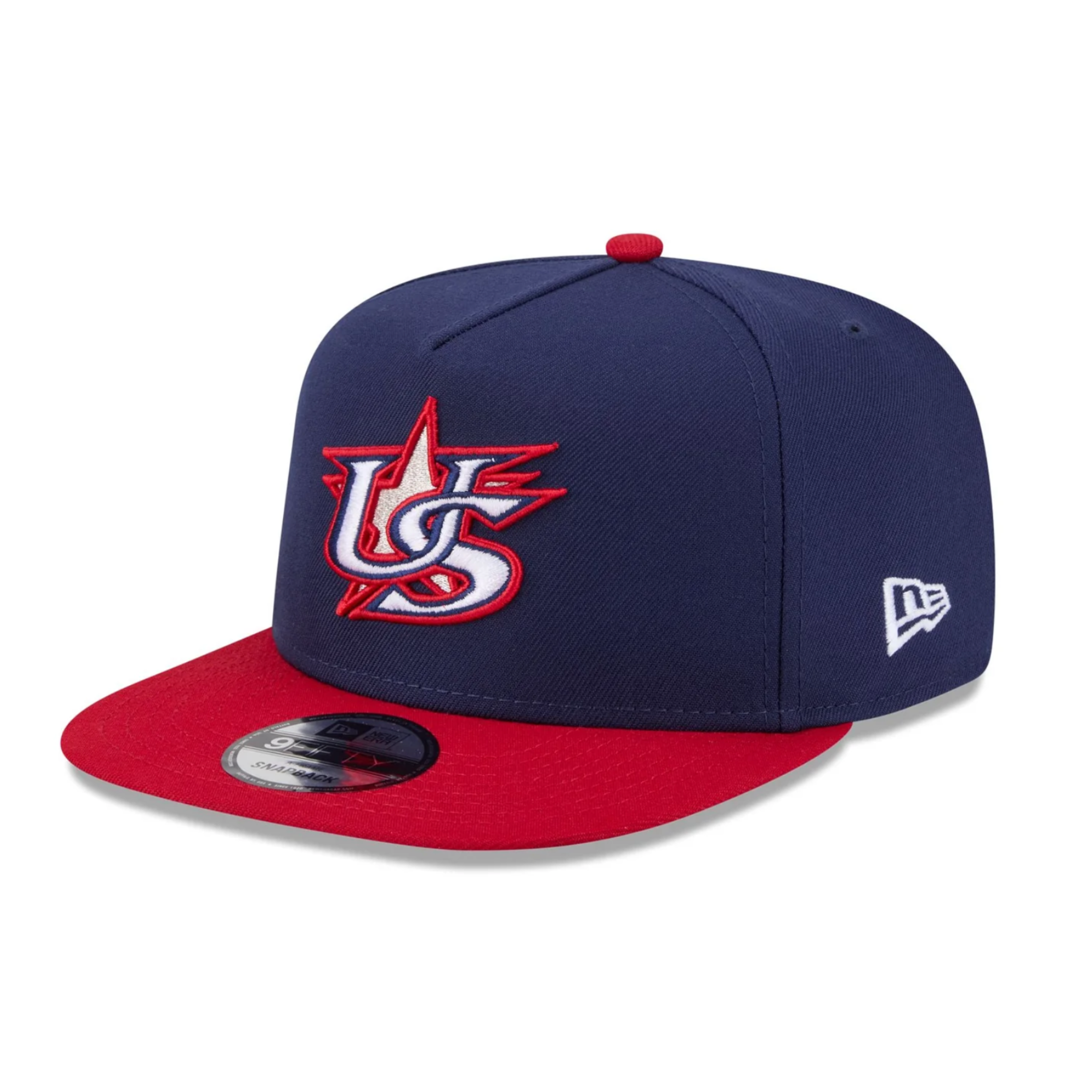 USA 2026 World Baseball Classic 9FIFTY A-Frame Snapback- Navy/Red - New Era