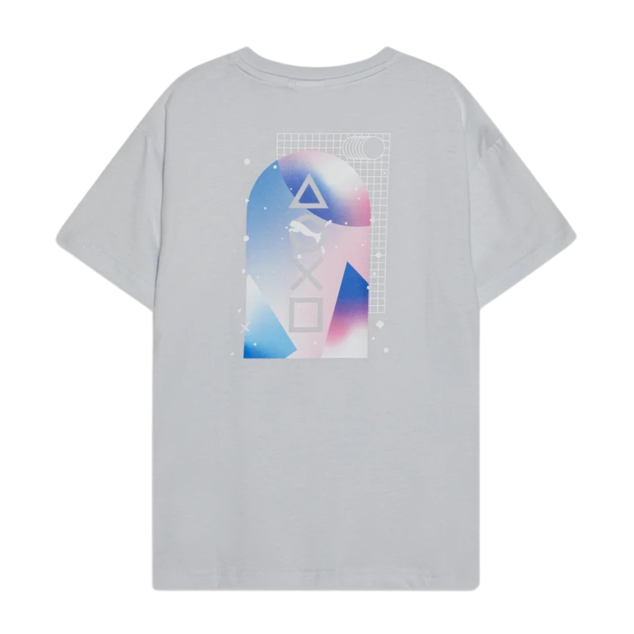 Puma X Playstation Elevated Tee (Silver Mist) - Puma