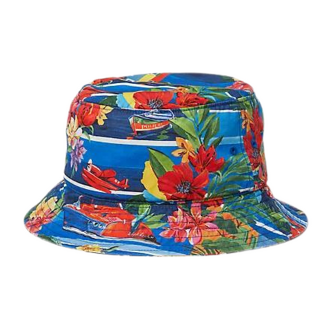 Polo Ralph Lauren Tropical-Print Twill Bucket Hat (Le Grand Bleu Print) - Polo Ralph Lauren