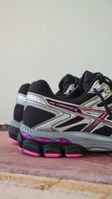 Mens Asics Gel-Cumulus 16 (Black/Dragon Fruit)