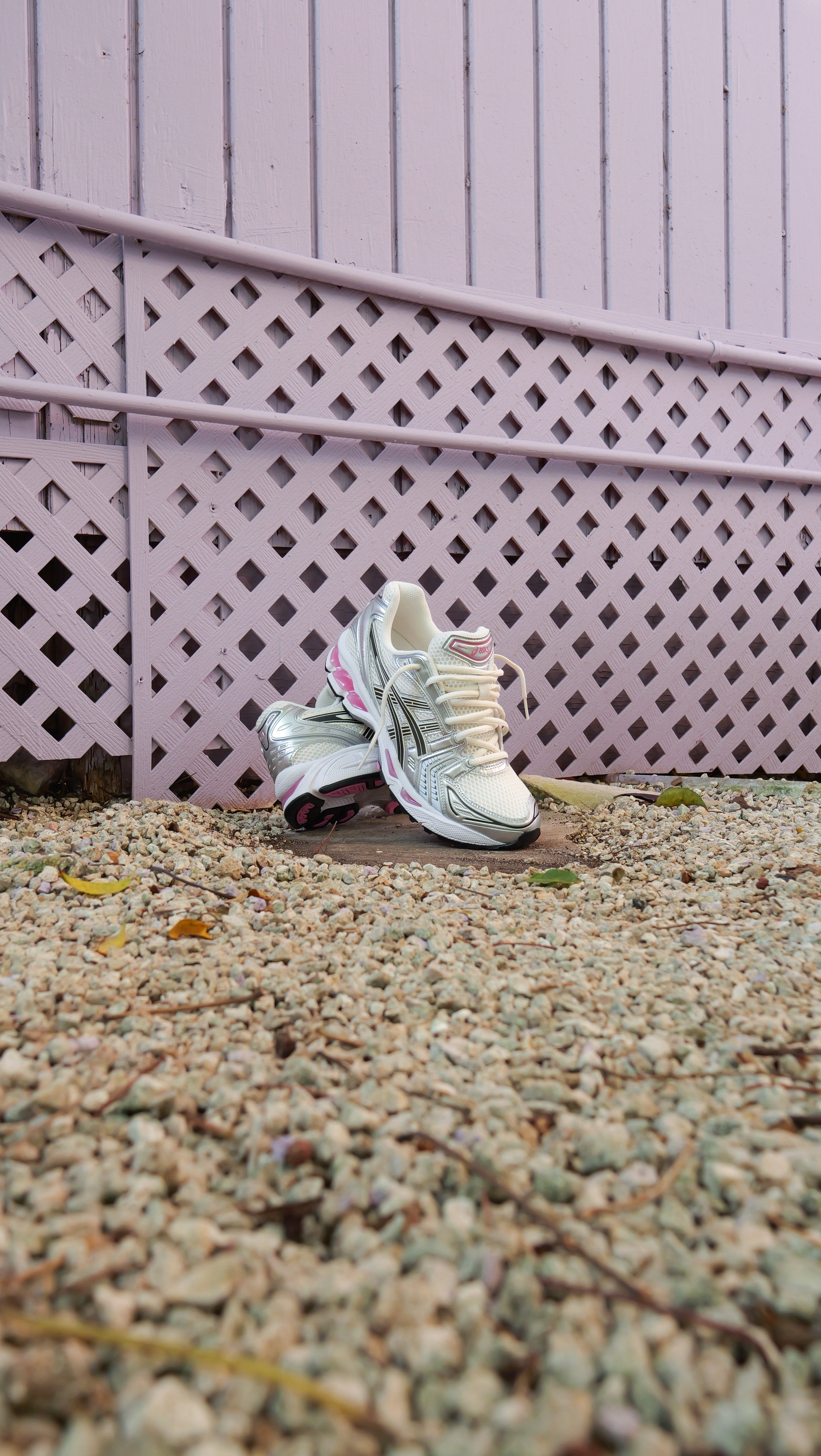 Mens Asics Gel-Kayano 14 (Cream/Sweet Pink)