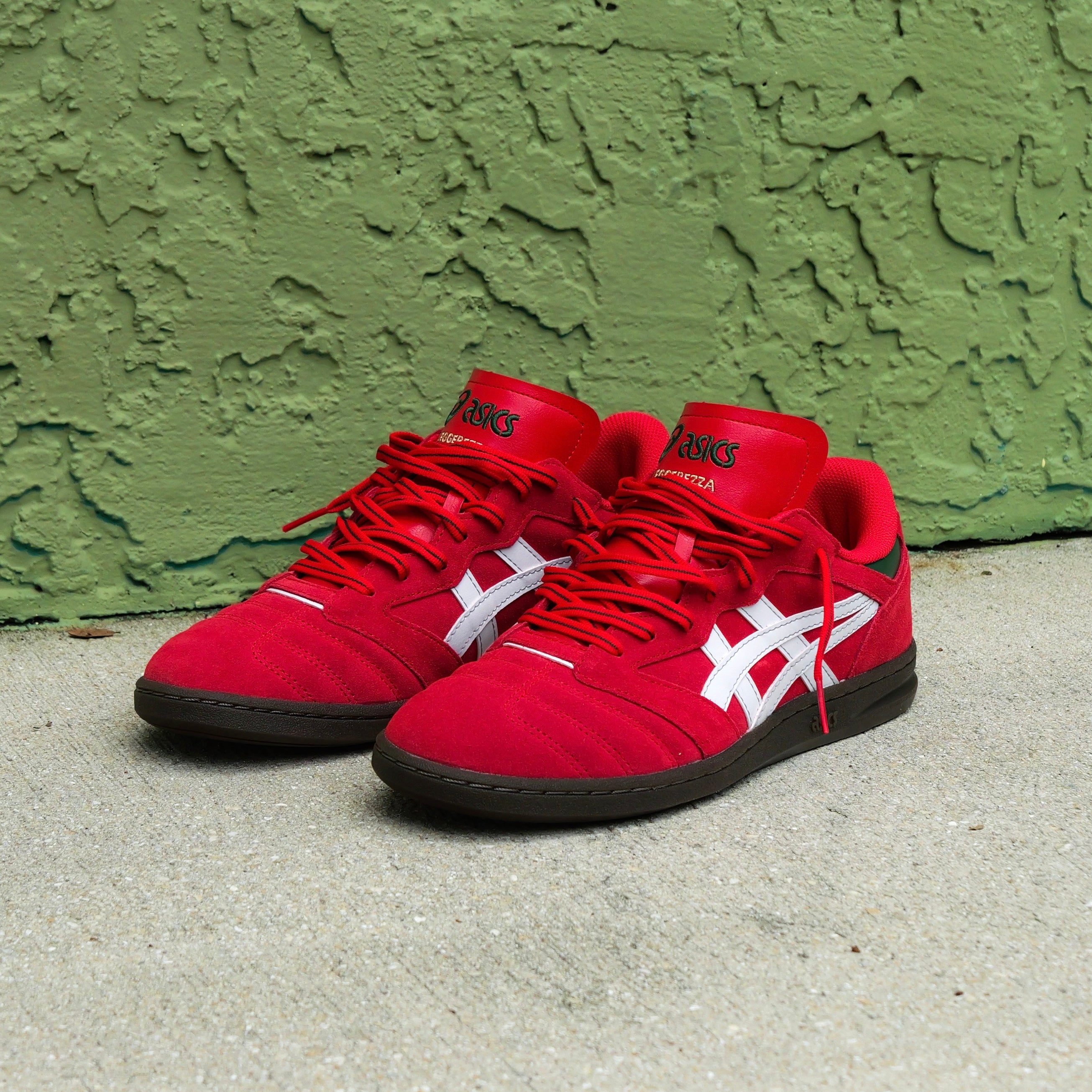 Mens Asics LEGGEREZZA ST (Classic Red/White)