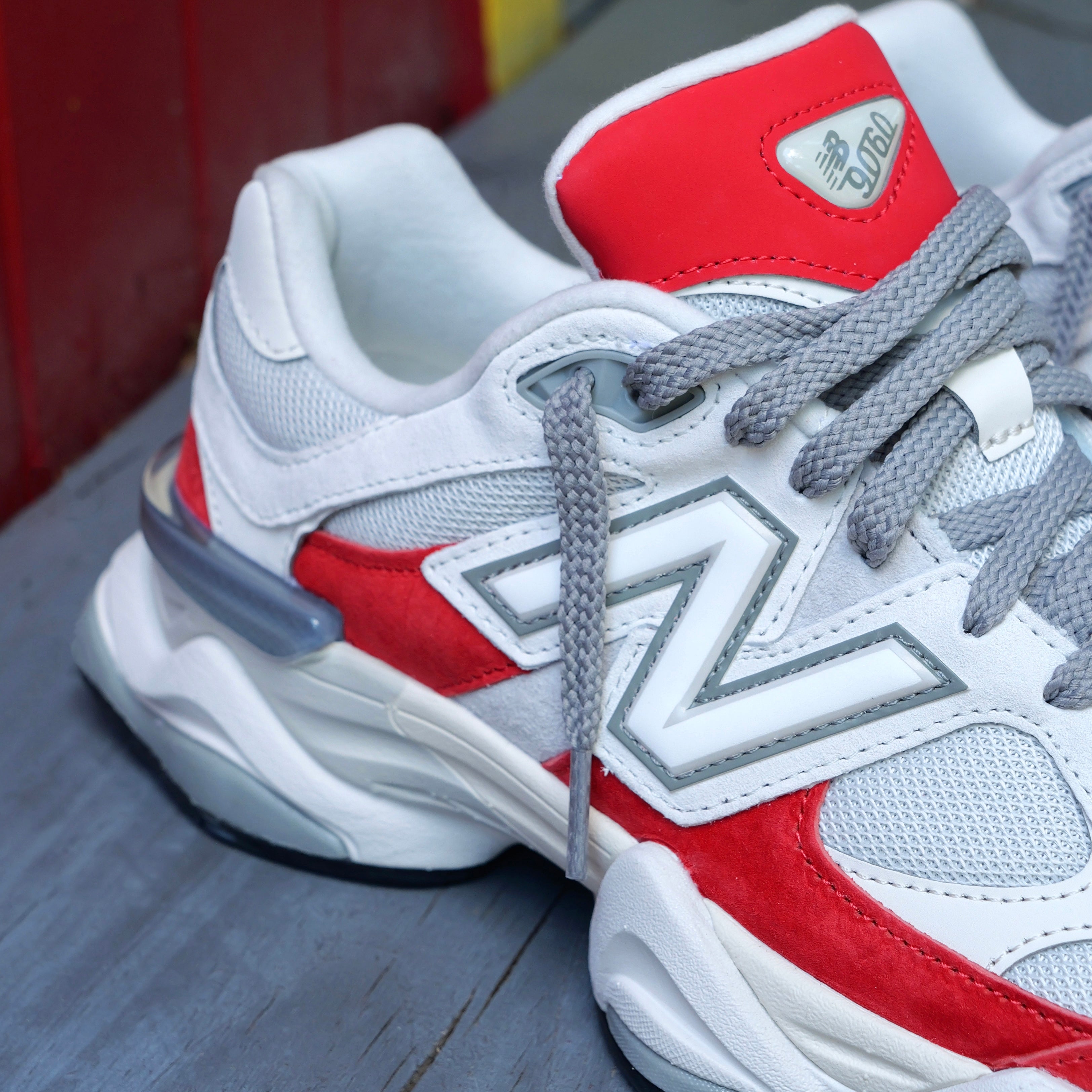 New Balance 9060 (Grey/Red) - U9060JBE - New Balance