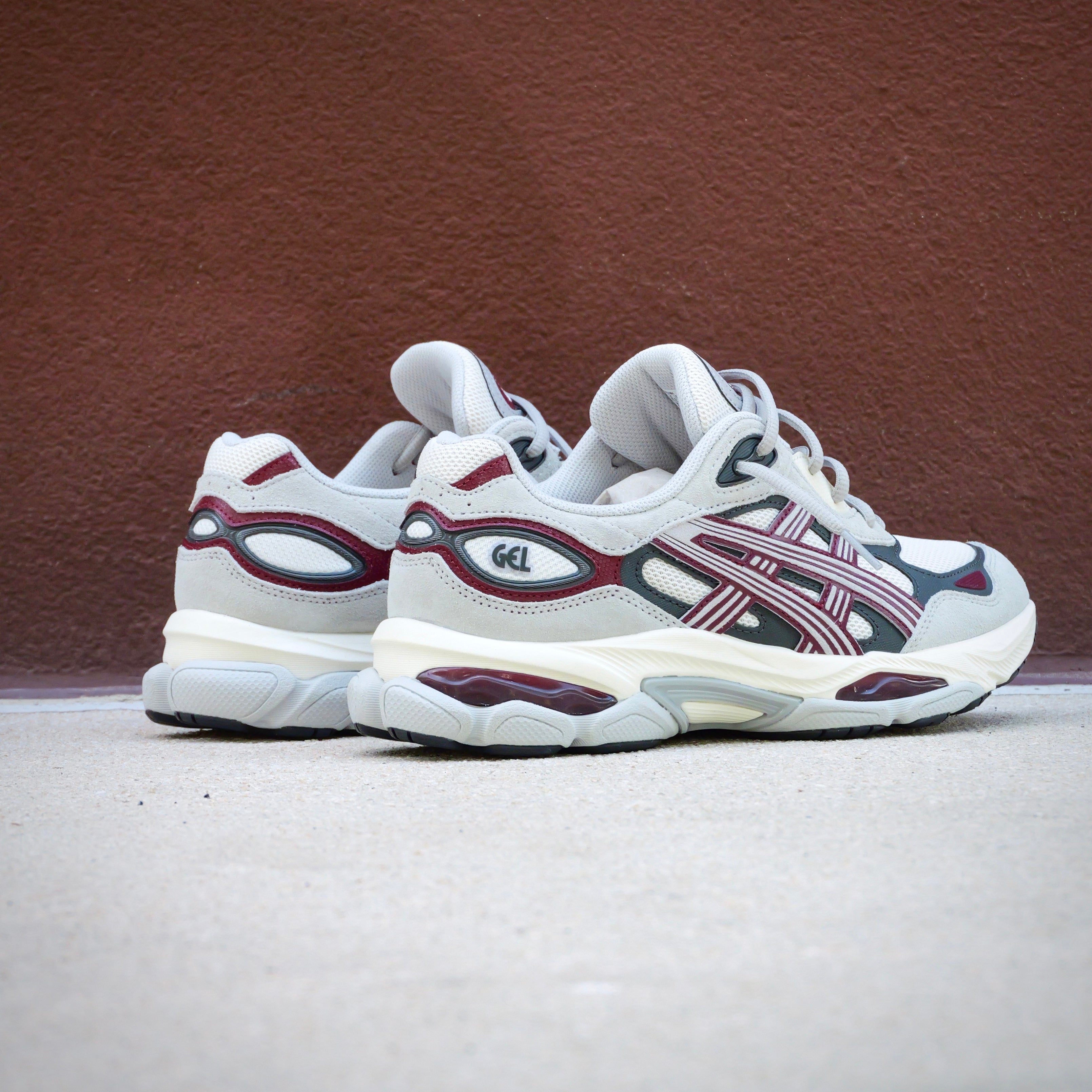 Mens Asics Gel-NYC 2.0 (Cream/Cement Grey)