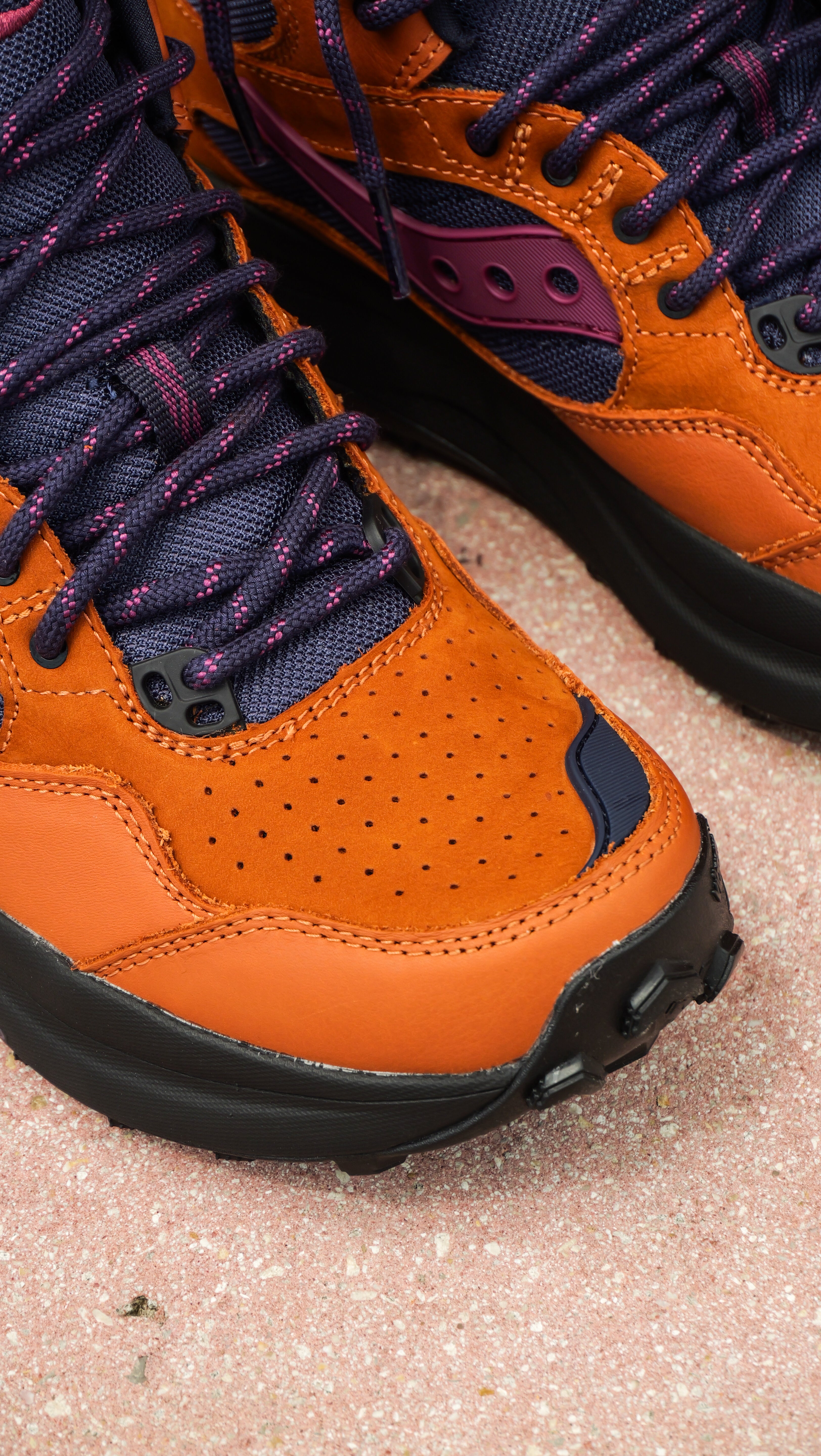 Mens Saucony Trekker LS (Ginger/Naval)