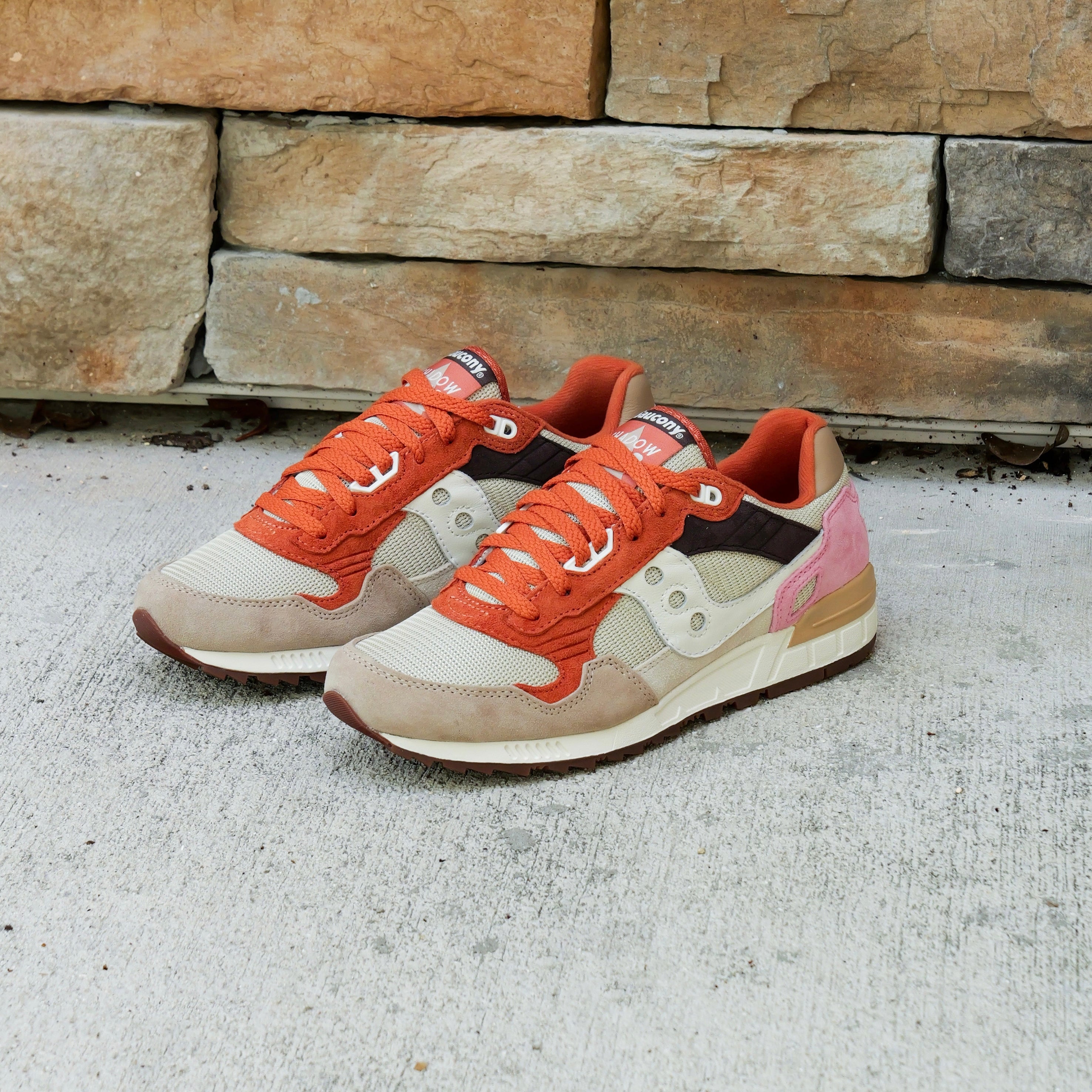 Mens Saucony Shadow 5000 (Eggshell/Rust)