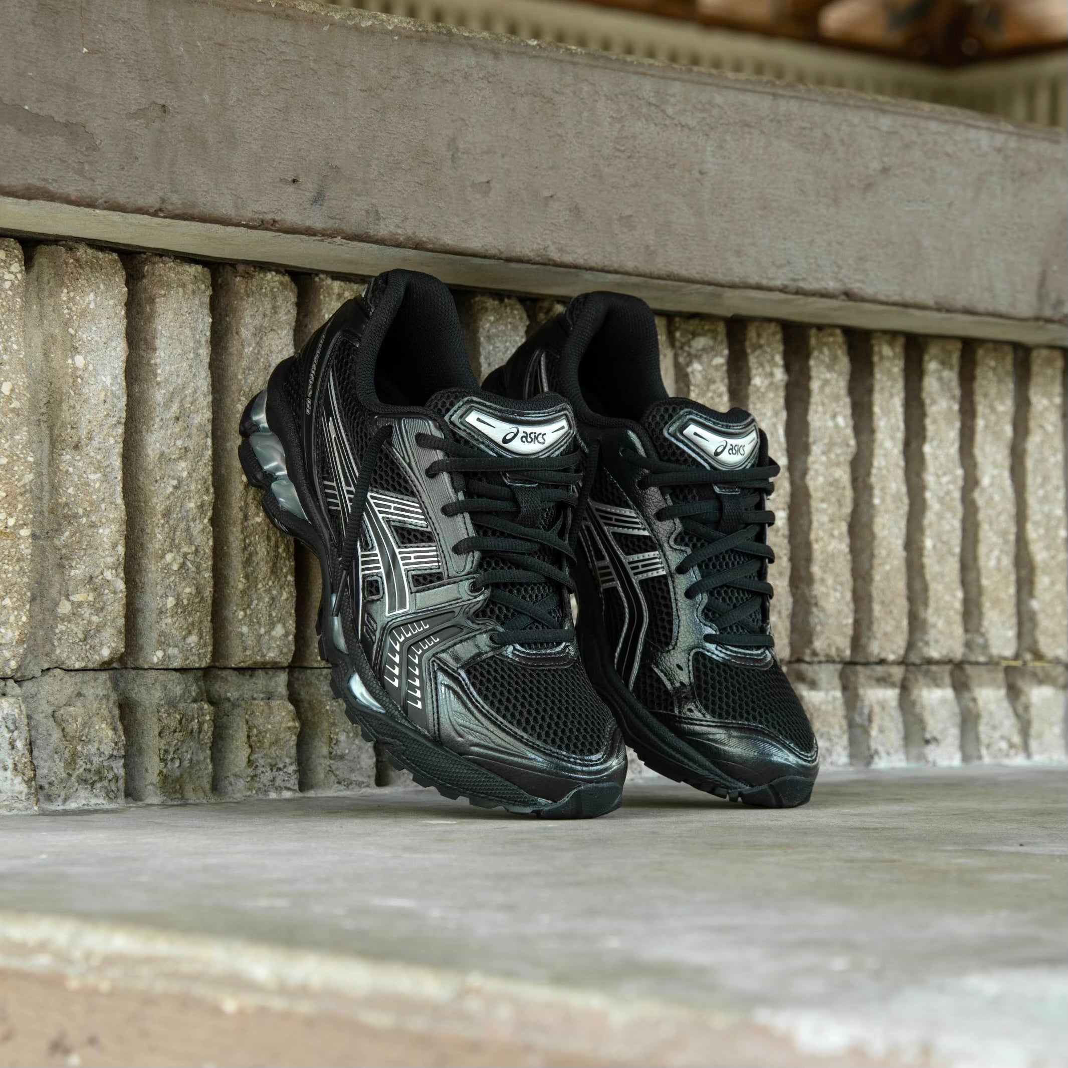 Mens Asics Gel-Kayano 14 (Black/Pure Silver) - VIP Asics