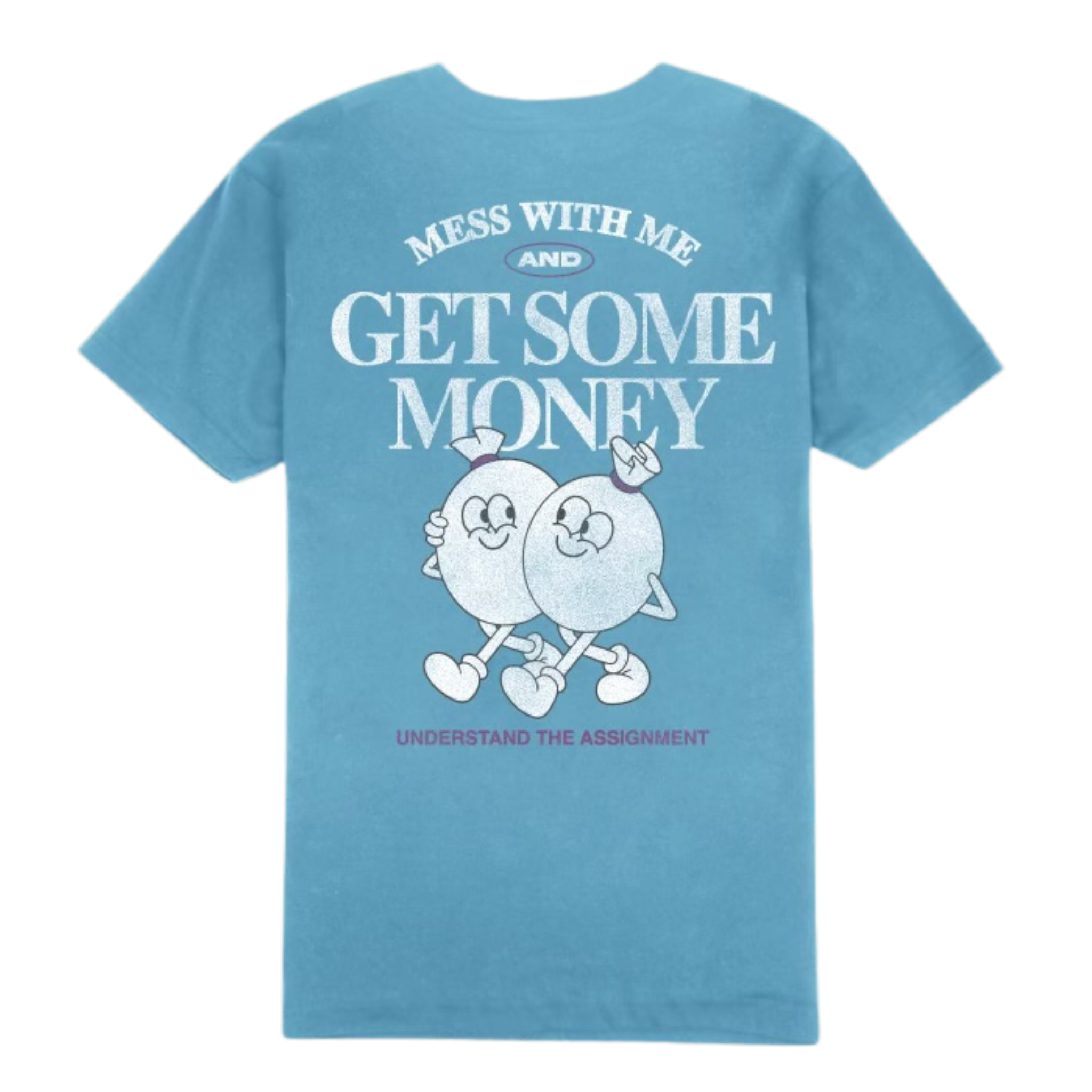 Outrank Get Some Money Tee (Glacier Blue)