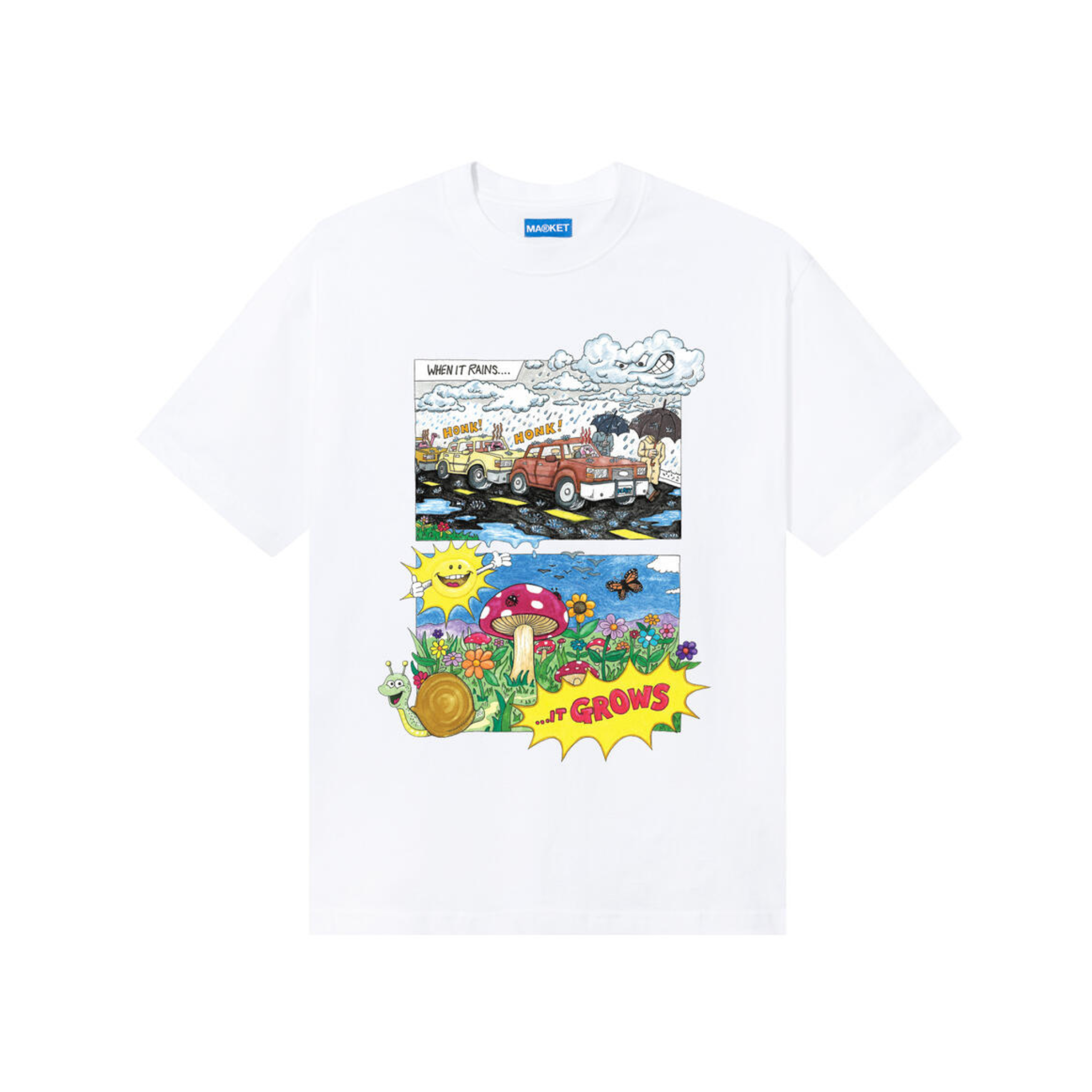 Market April Showers T-Shirt (White) - Market