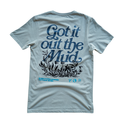 Outrank Got It Out The Mud T-shirt (Storm Grey/Navy) - Outrank