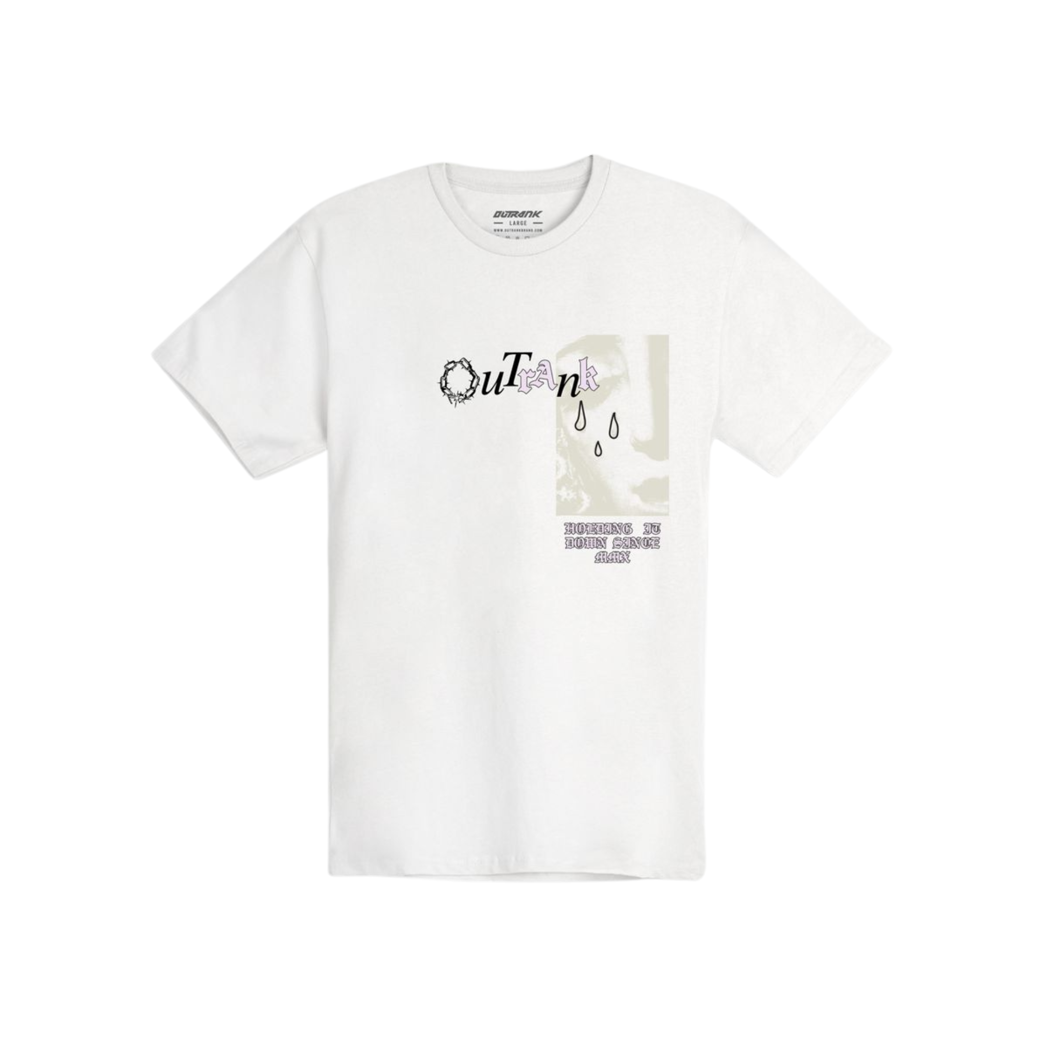 Outrank Holdin' It Down Tee (White)