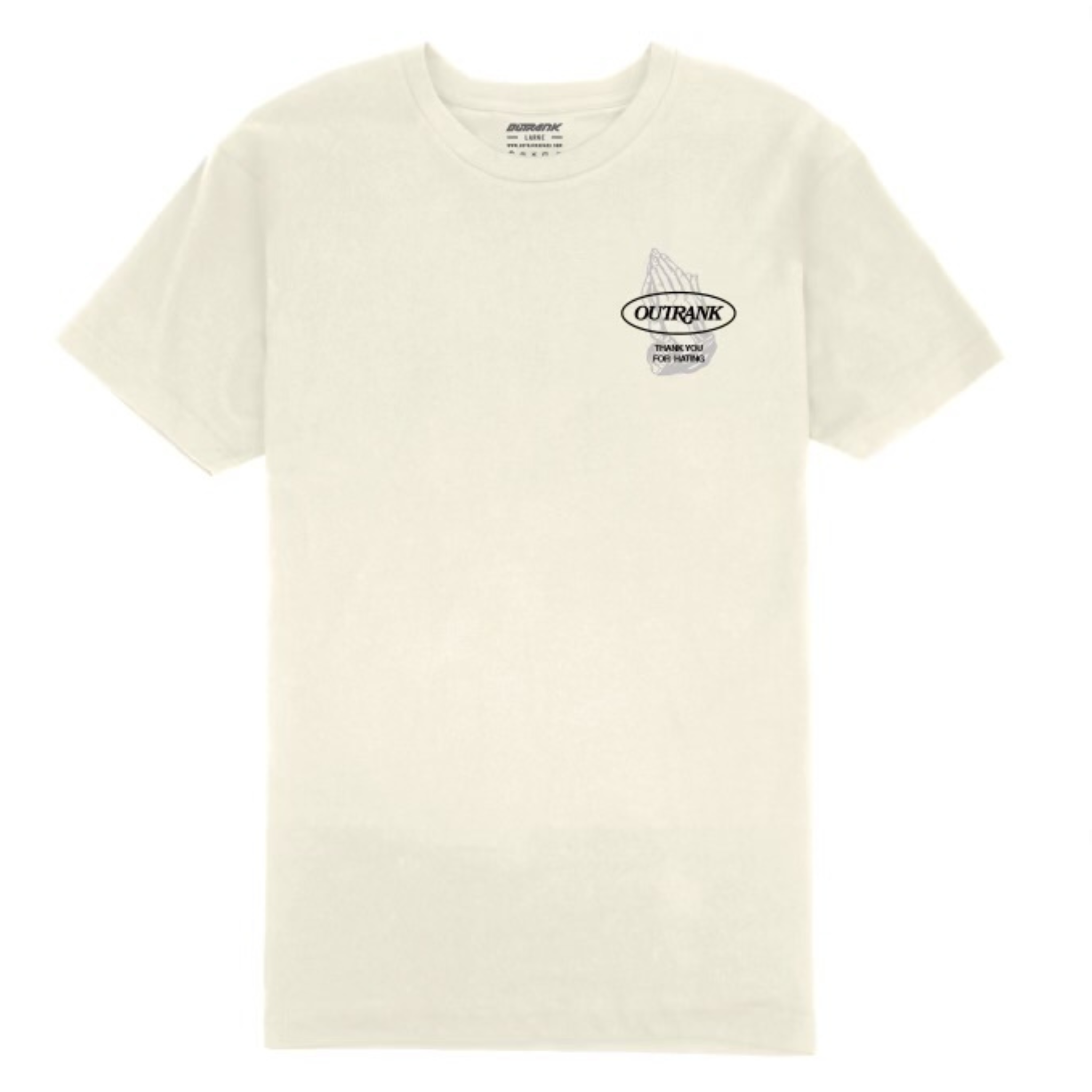 Outrank Thank You For Hating Tee (Beige)