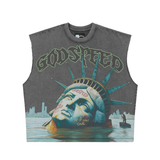 Godspeed "Sunken Liberty" Sleeveless (Grey) - Godspeed