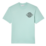 Lacoste Unisex Printed Heavy Cotton Jersey T-Shirt (Mint) - Lacoste