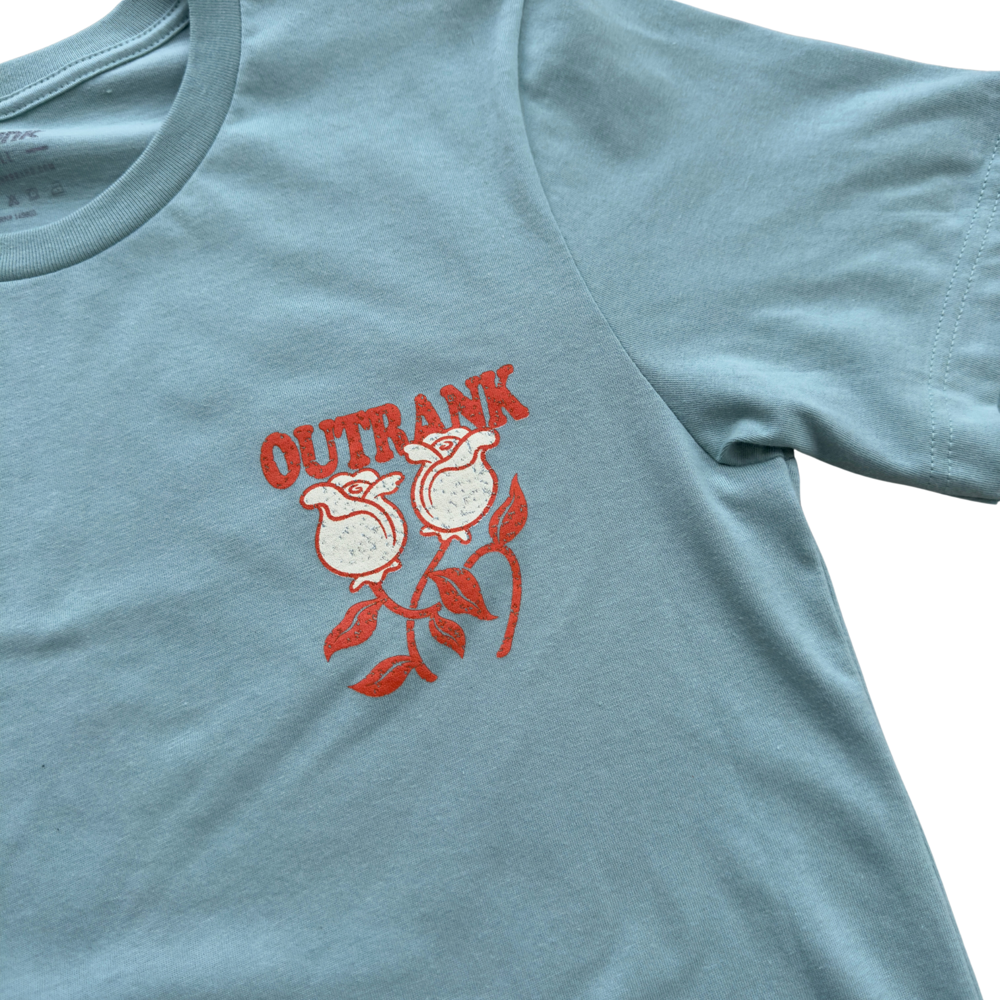 Outrank Flowers T-shirt (Mint) - Outrank