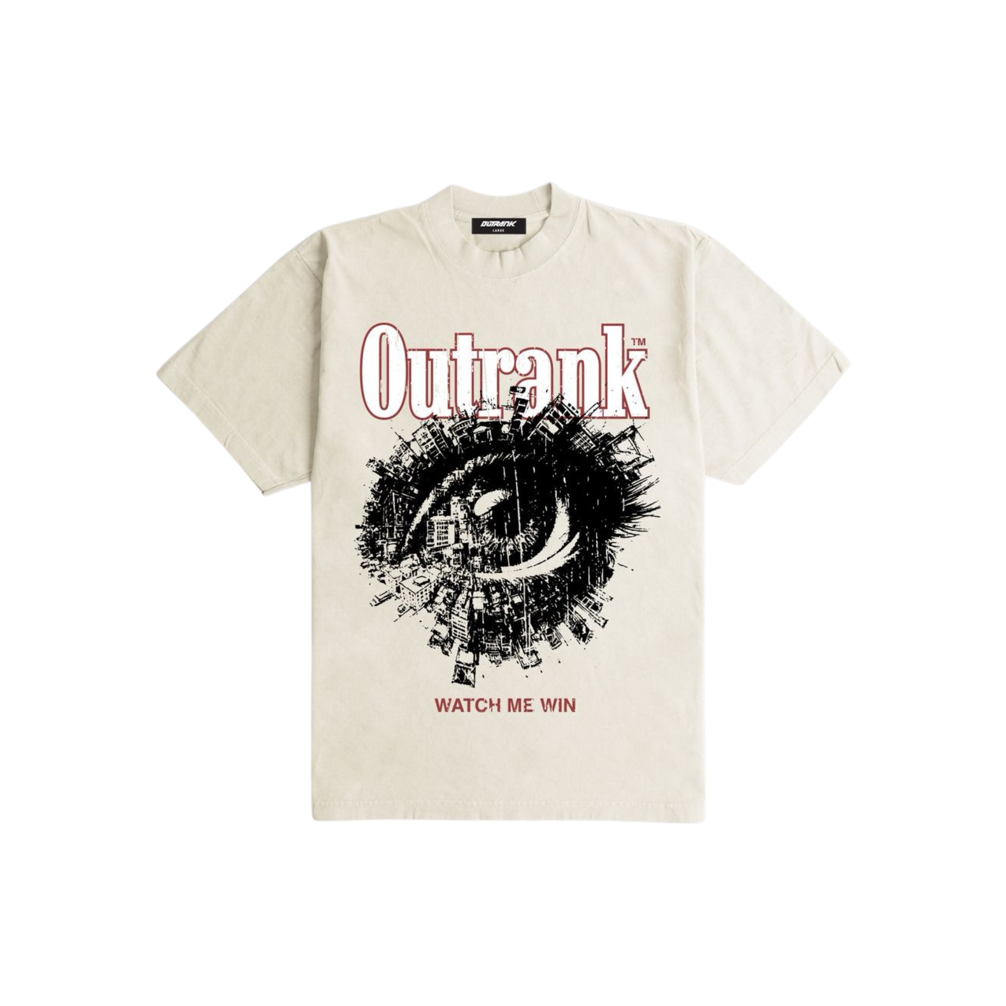 Outrank "Watch Me Win" Heavyweight T-shirt - Outrank