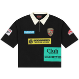Godspeed "Grc" Quarter Zip Short Sleeve Polo (Black)