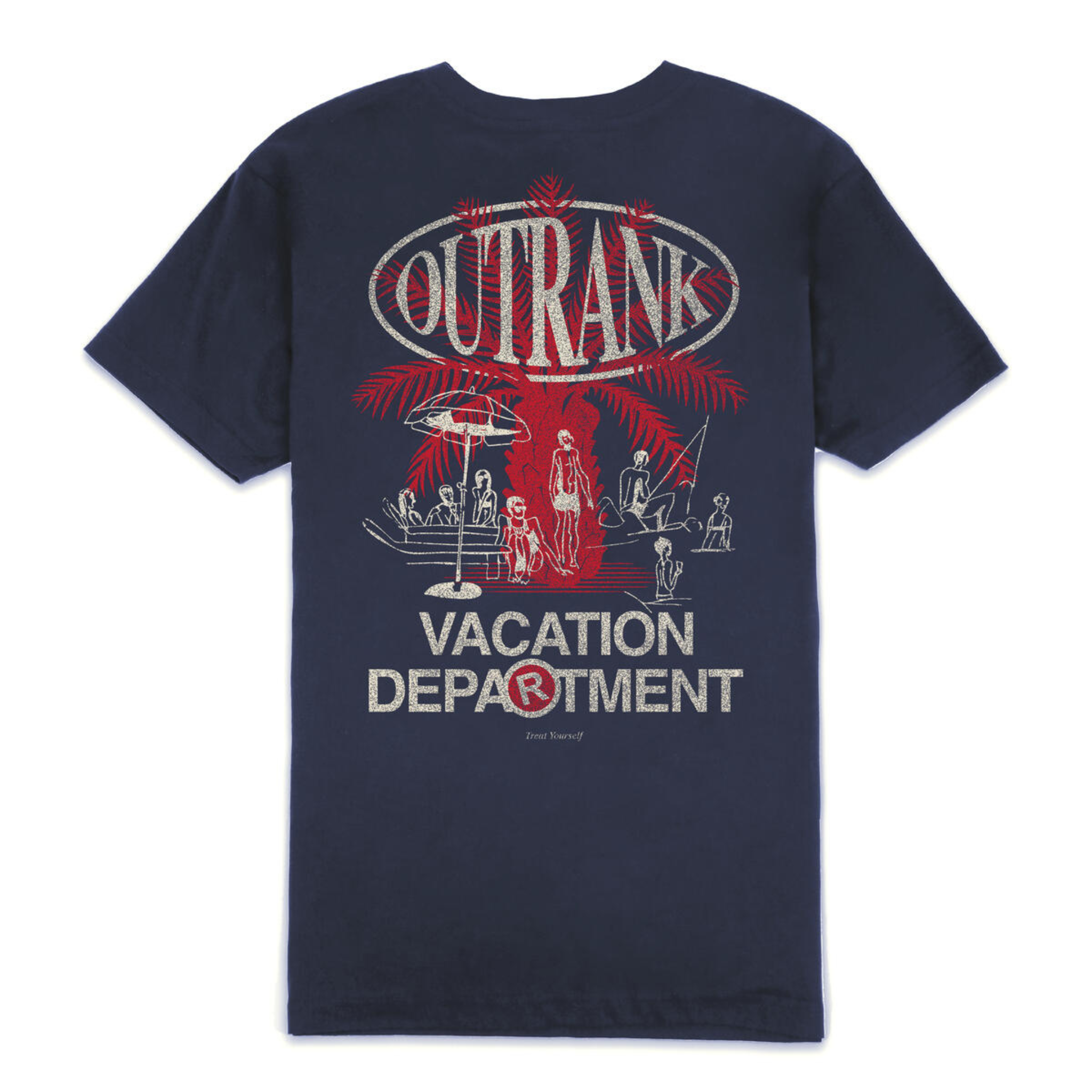 Outrank Vacation Department Tee (Navy)