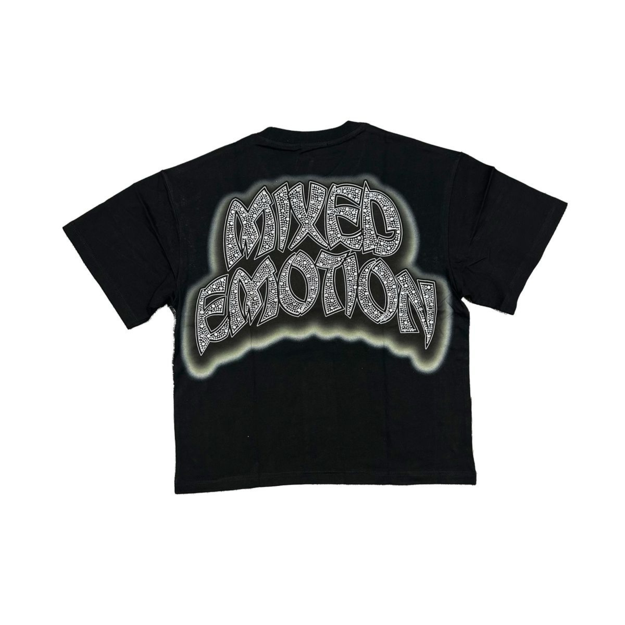 Mixed Emotion "Seaside" Rhinestone Tee (Black)