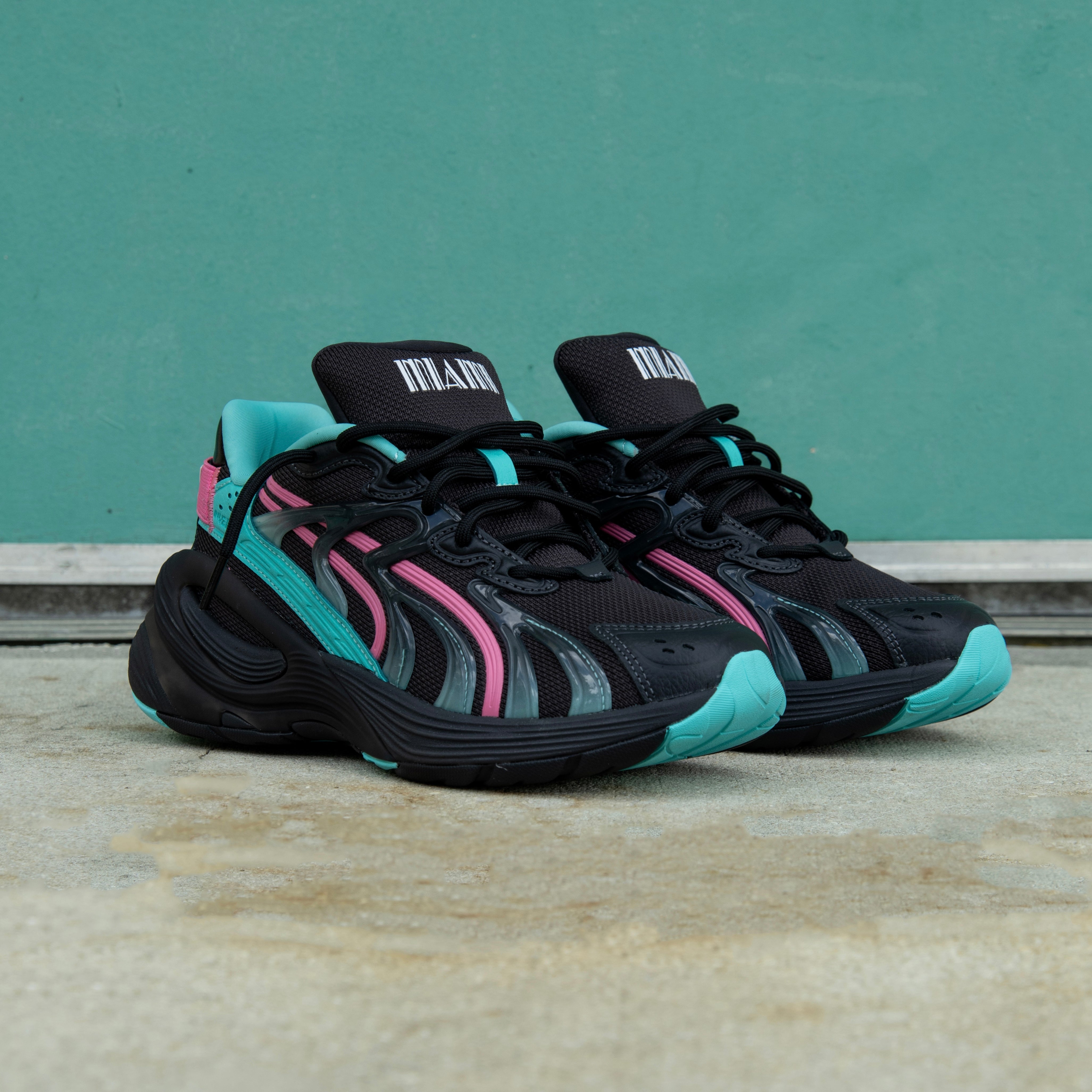 Mens Puma F1 Inverse Miami (Flat Dark Grey/Aquatic) - Puma