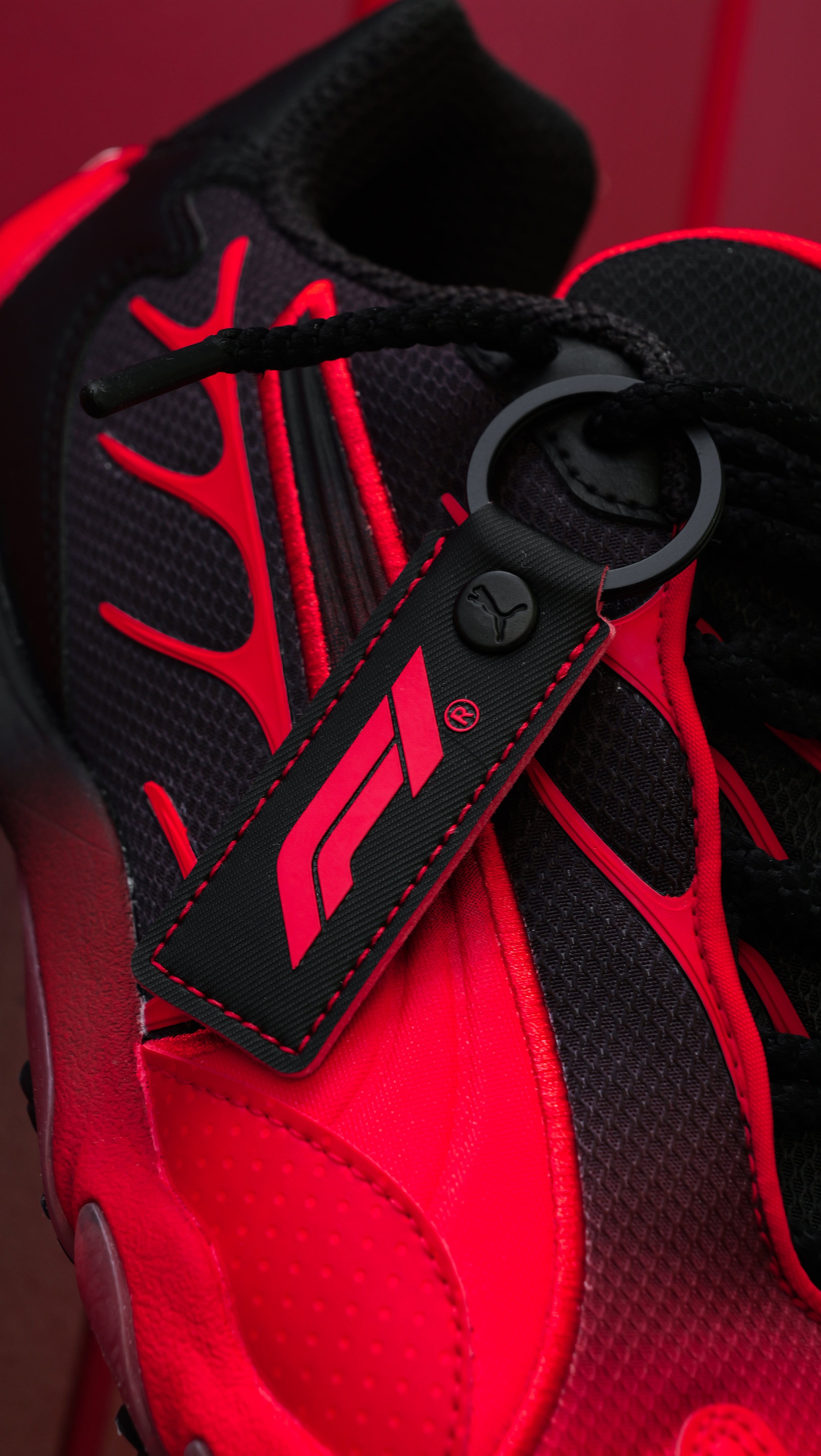 Mens Puma Inhale F1 75yrs (Puma Black/Pop Red) - Puma