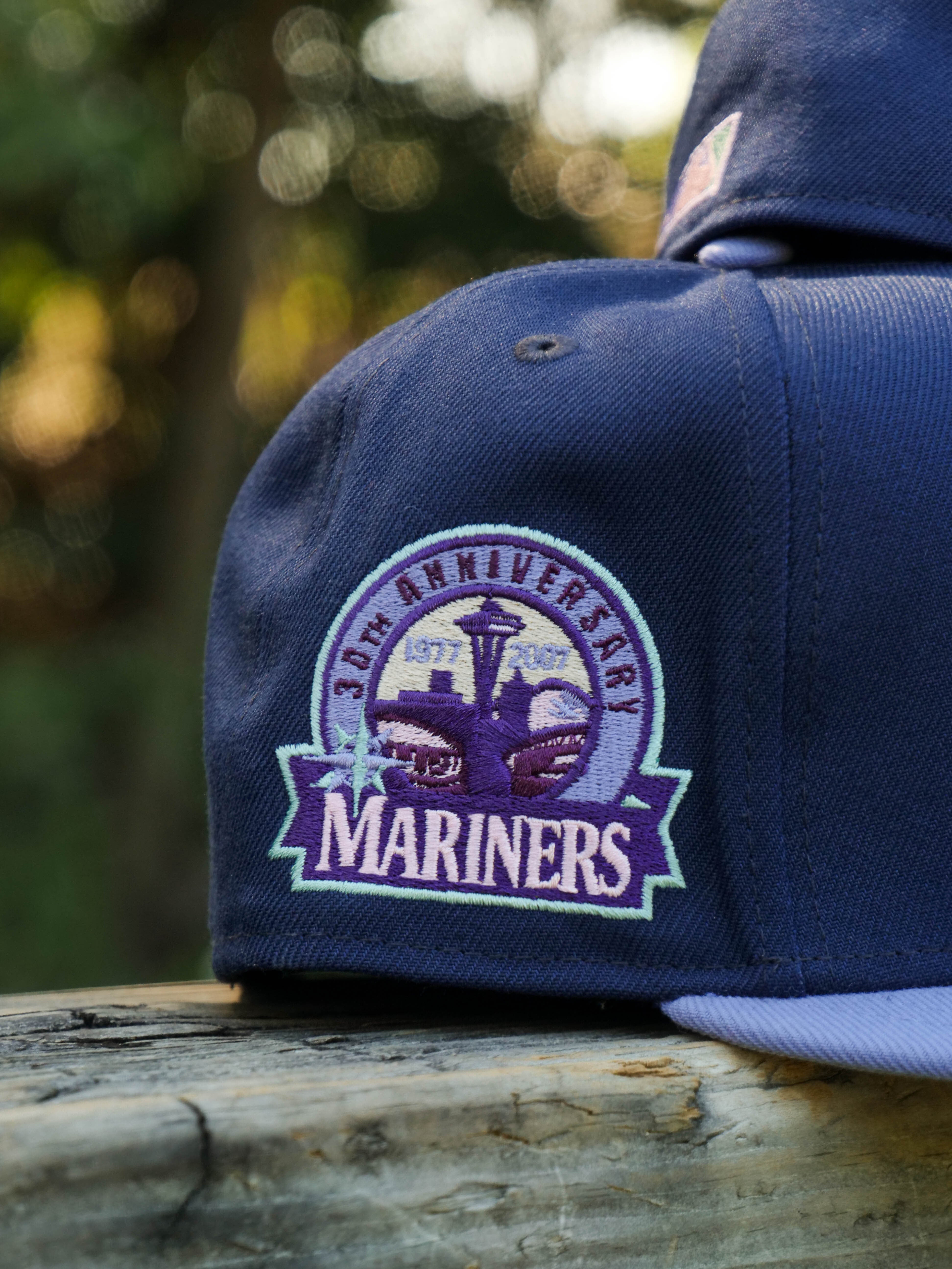 New Era Seattle Mariners 30th Anniversary Grey UV (Navy/Lavender) 59Fifty Fitted