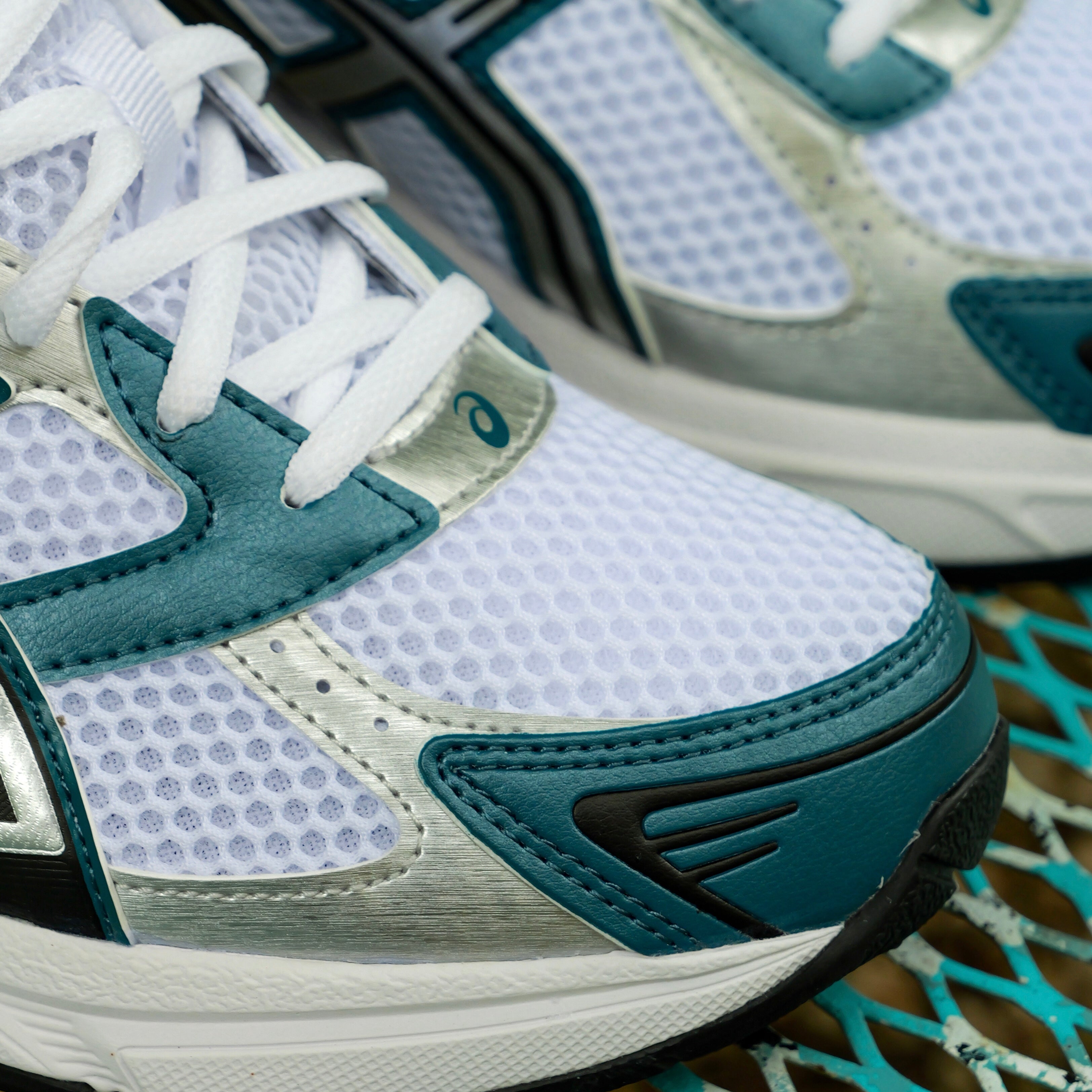 Mens Asics Gel-1130 (White/Restful Teal) - VIP Asics