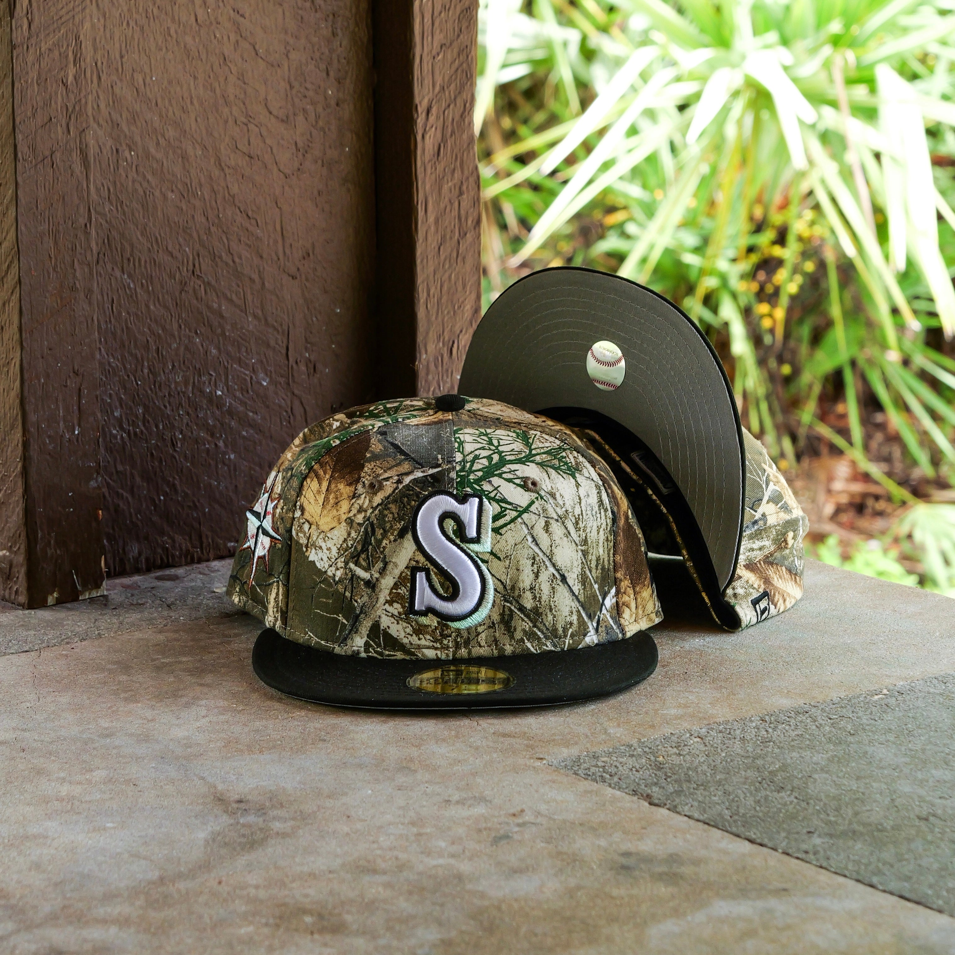 New Era Seattle Mariners Compass Side Patch Fitted - New Era