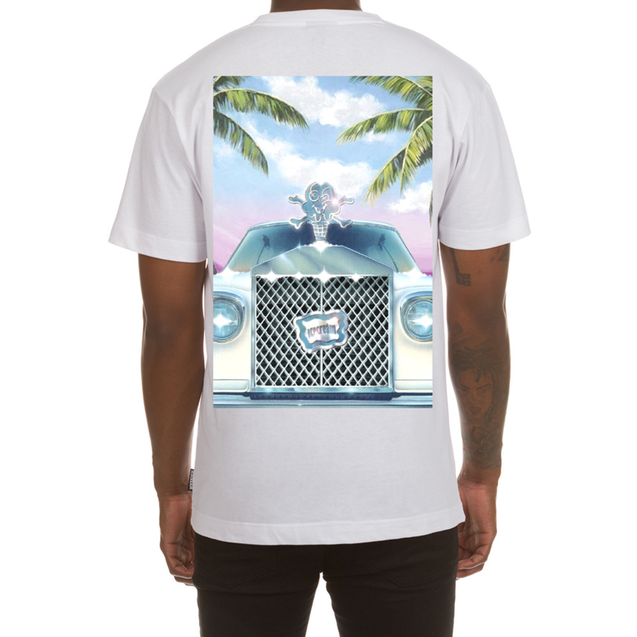 Icecream "Miami" SS Tee (White) - Ice Cream