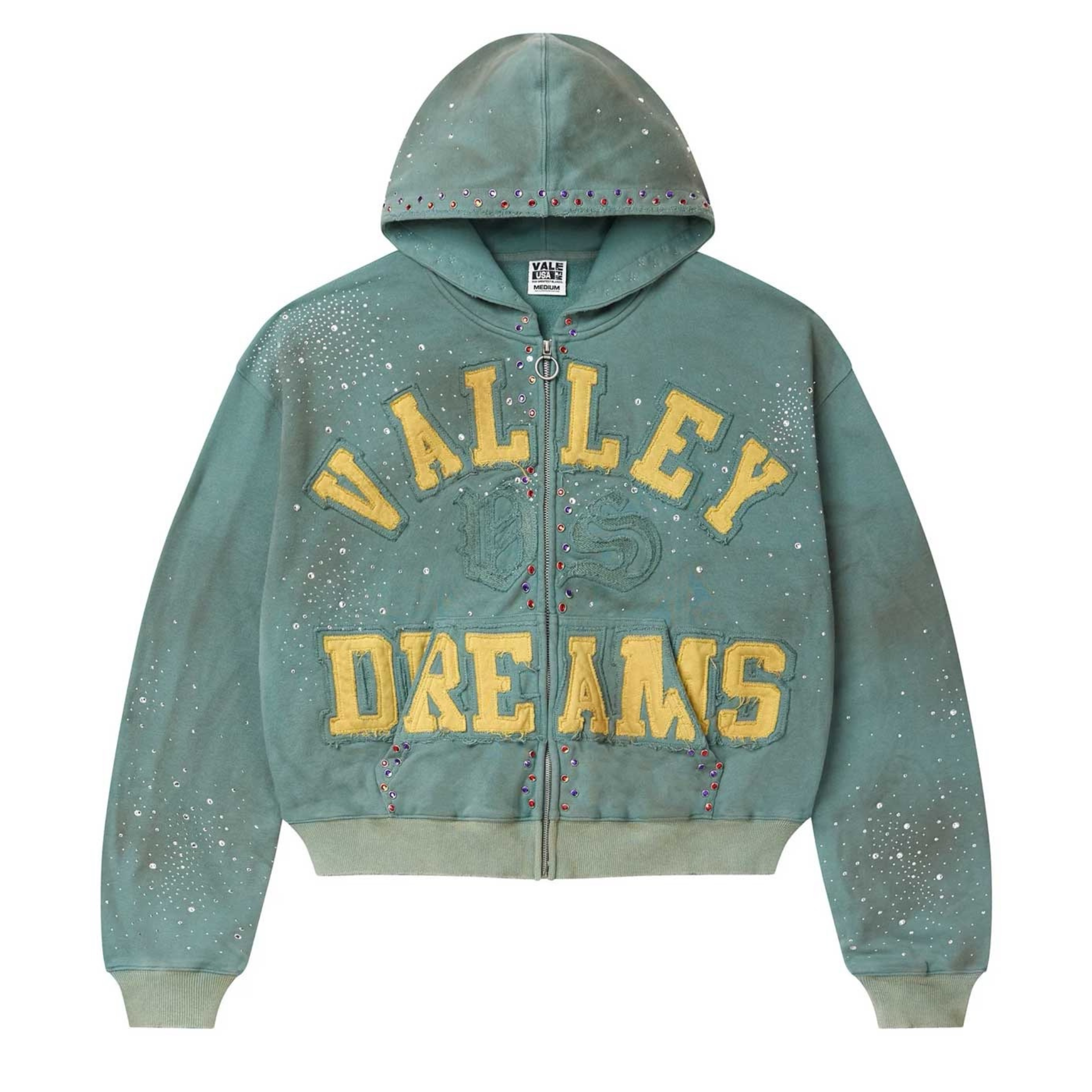 Vale Forever "Bank" Zip Up Hoodie (Dark Mint)