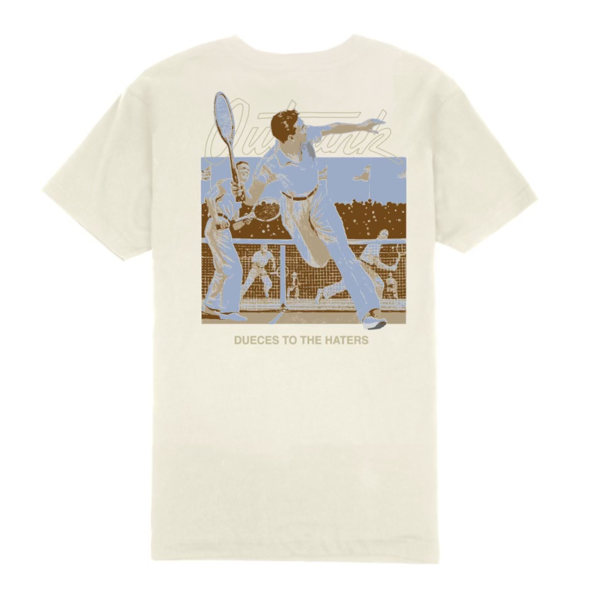 Outrank Tennis Club Tee (Beige)