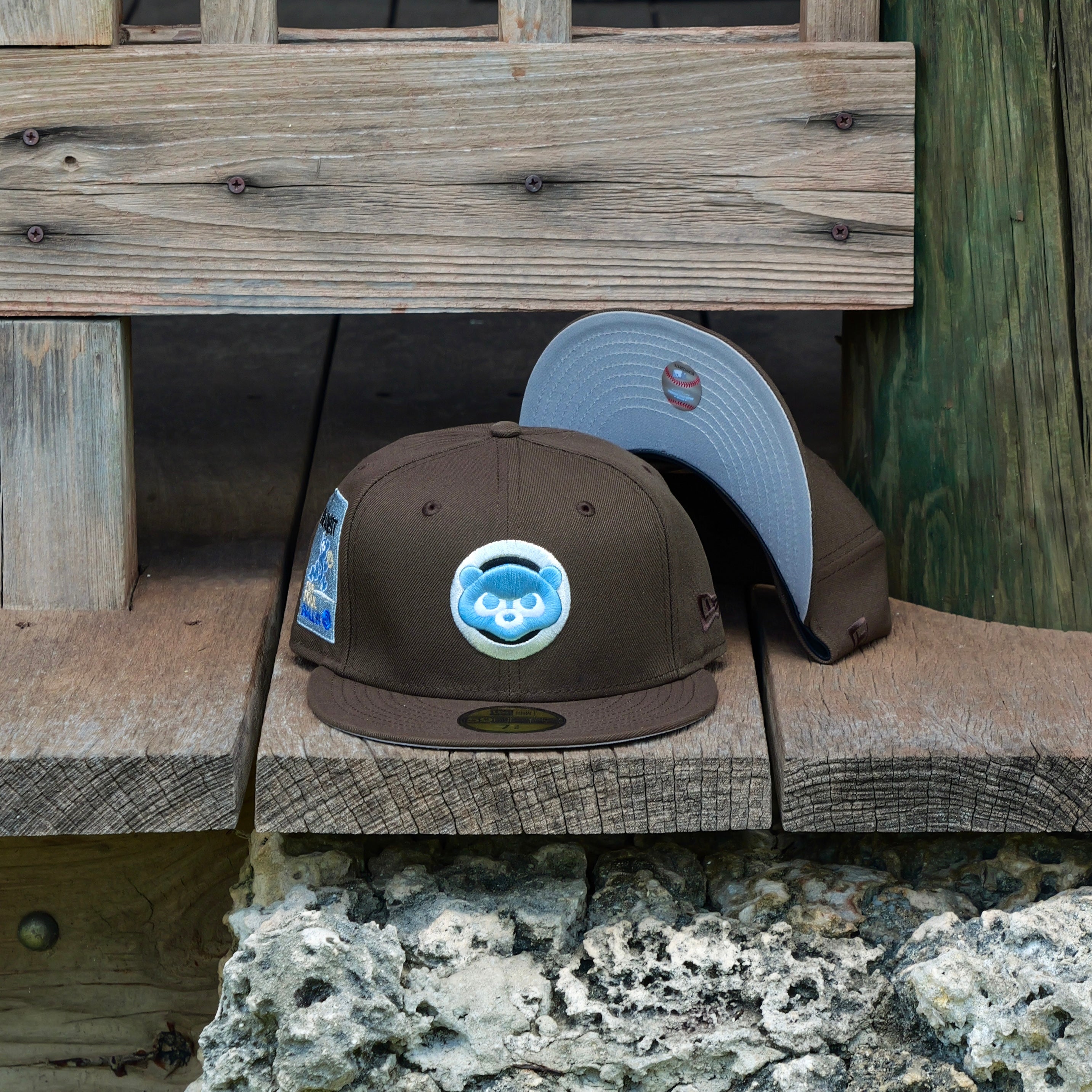 New Era Chicago Cubs Be Alert For Foul Balls Side Patch Fitted - New Era