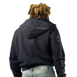 DUAA "Snake" Zip Up Hoodie (Black)