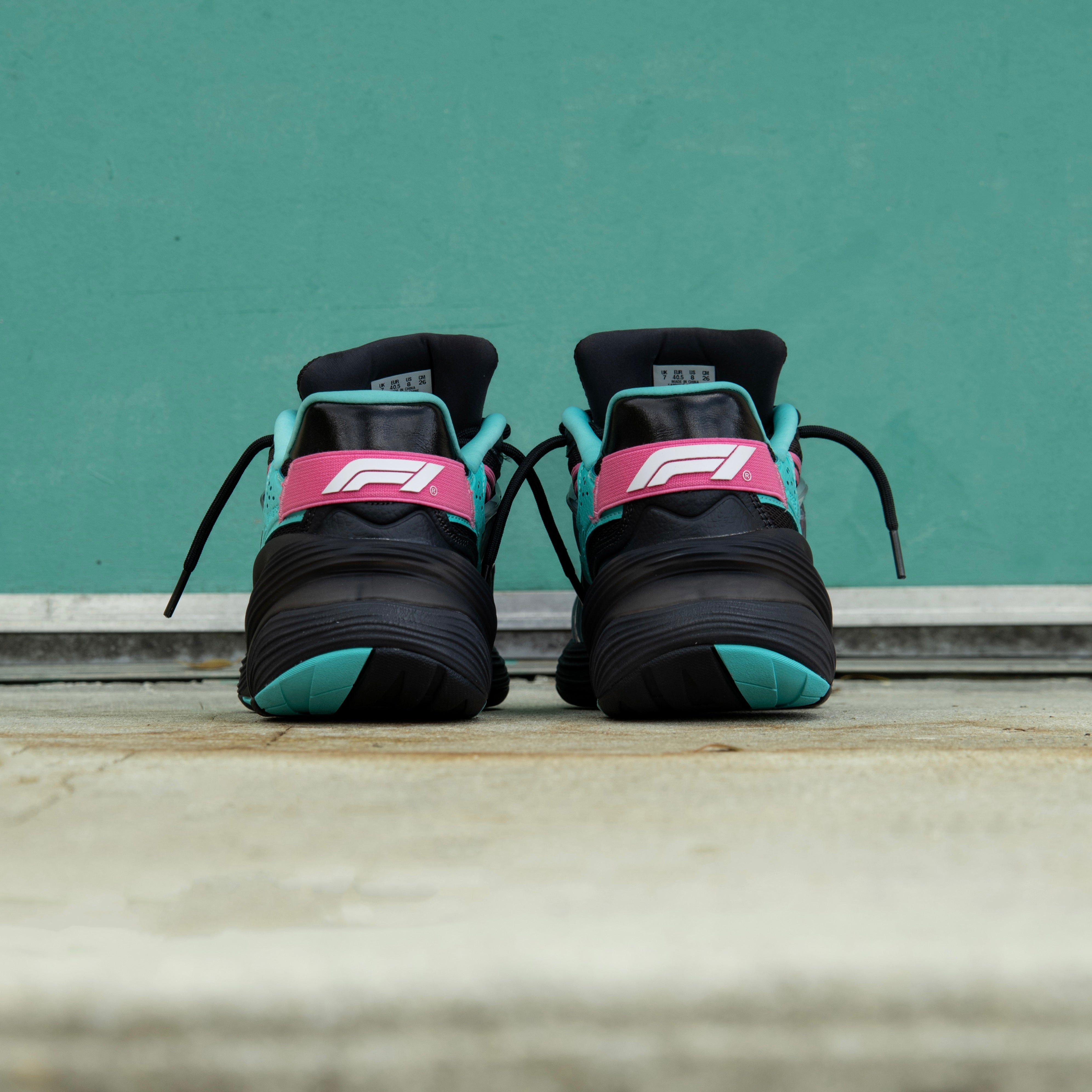 Mens Puma F1 Inverse Miami (Flat Dark Grey/Aquatic) - Puma