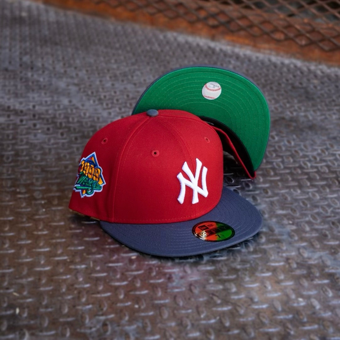 New Era New York Yankees 1999 World Series Green UV (Red/Graphite) 59Fifty Fitted