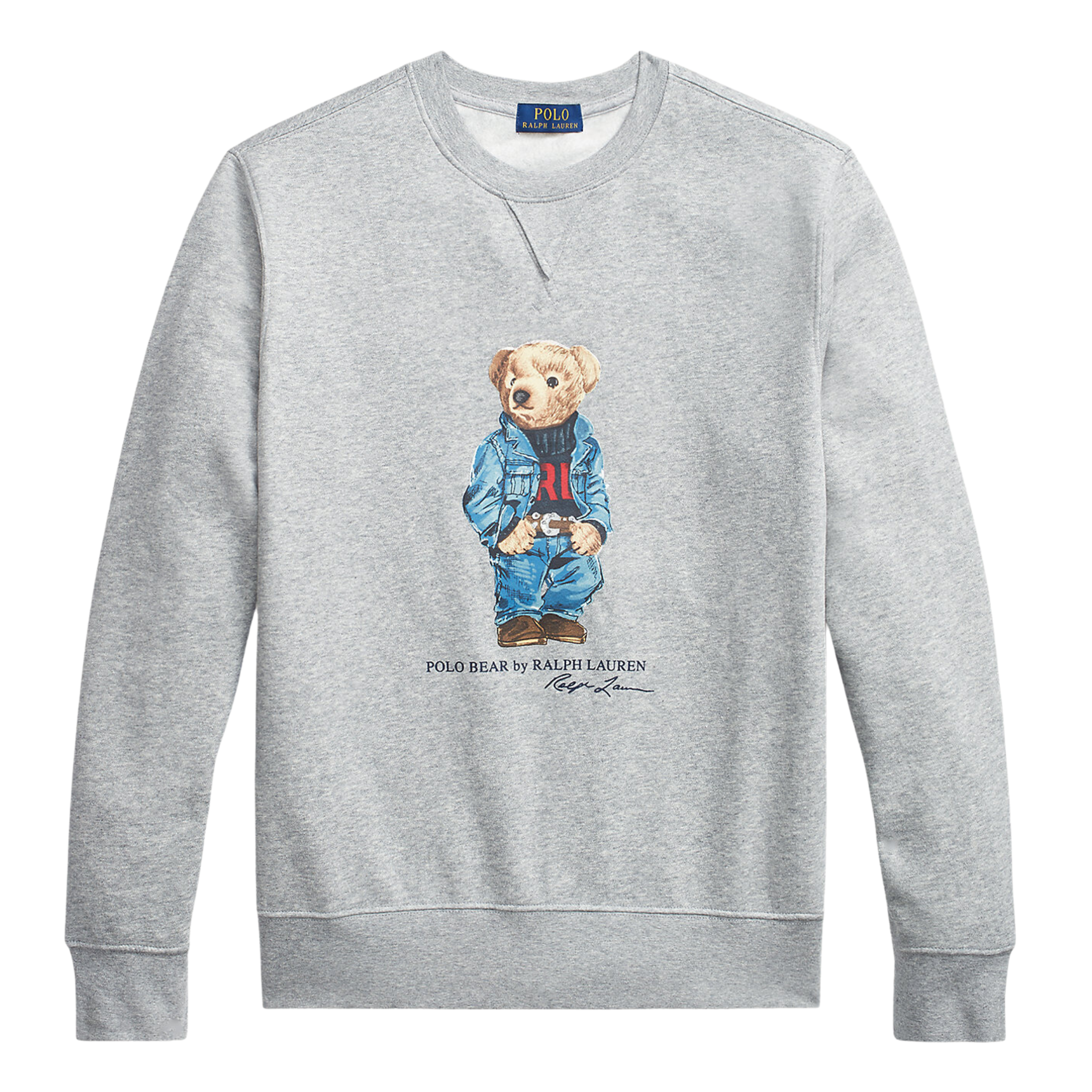 Polo Ralph Lauren Polo Bear Fleece Crewneck (Grey) - Polo Ralph Lauren