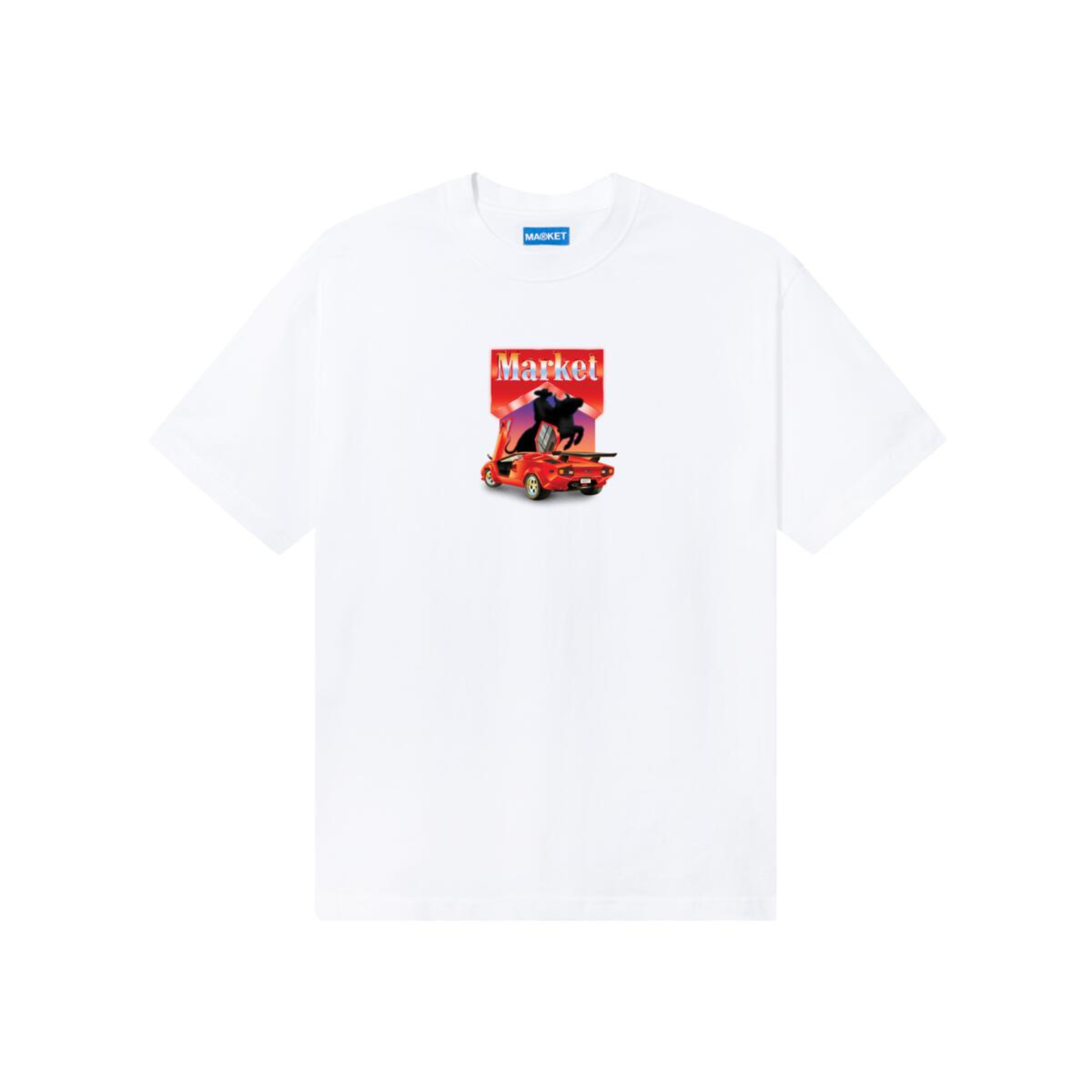 Market Bullrider T-Shirt (White)