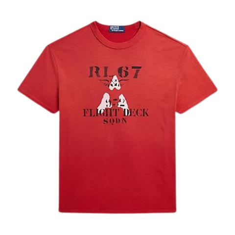 Polo Ralph Lauren Classic Fit Jersey Graphic T-Shirt (Flight Deck) - Polo Ralph Lauren