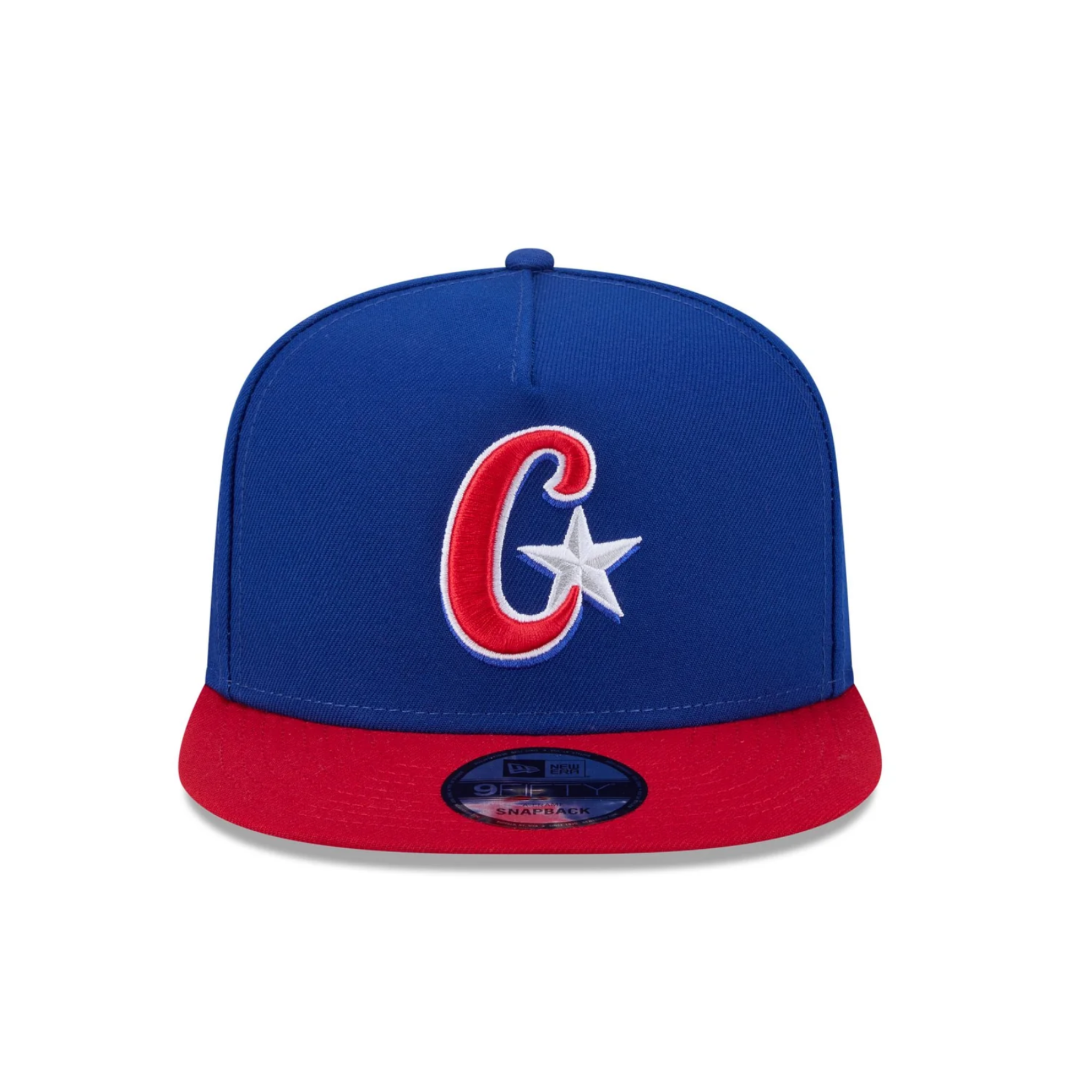 Cuba 2026 World Baseball Classic 9FIFTY A-Frame Snapback- Royal/Red - New Era