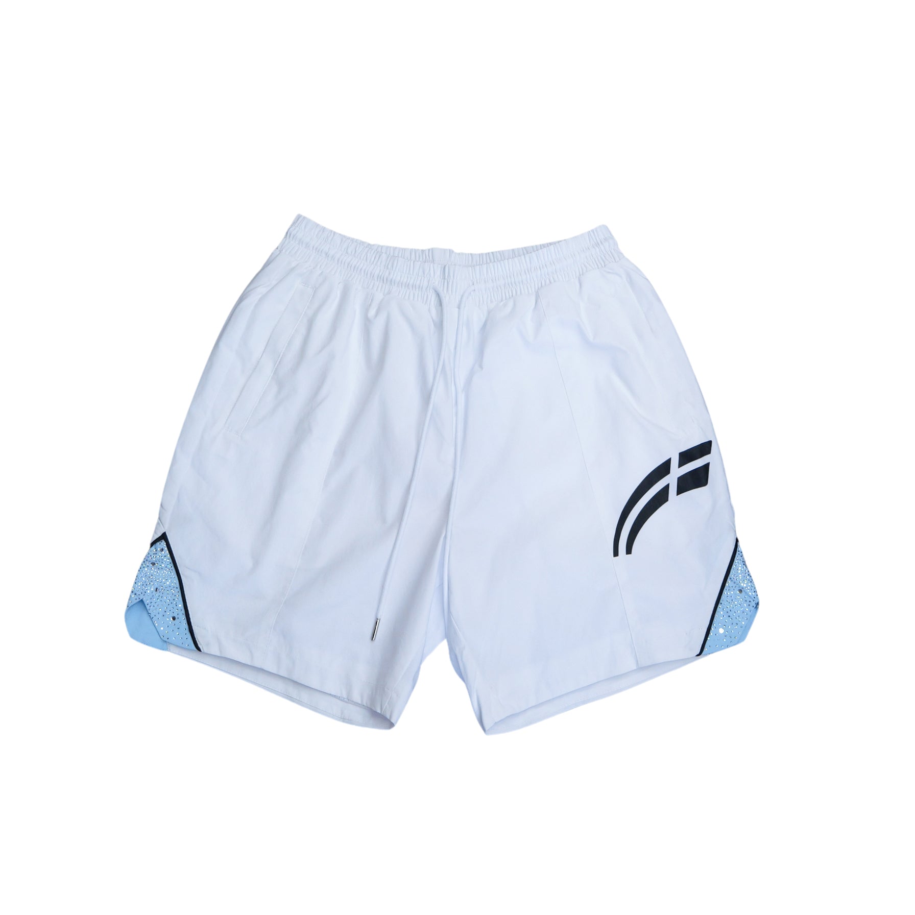 Rvs Labs "Astral" Shorts (White/ Sky Blue) - Rvs Labs