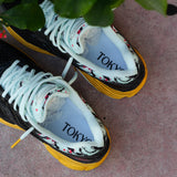 Mens Saucony ProGrid Omni 9 (Black Fleur)