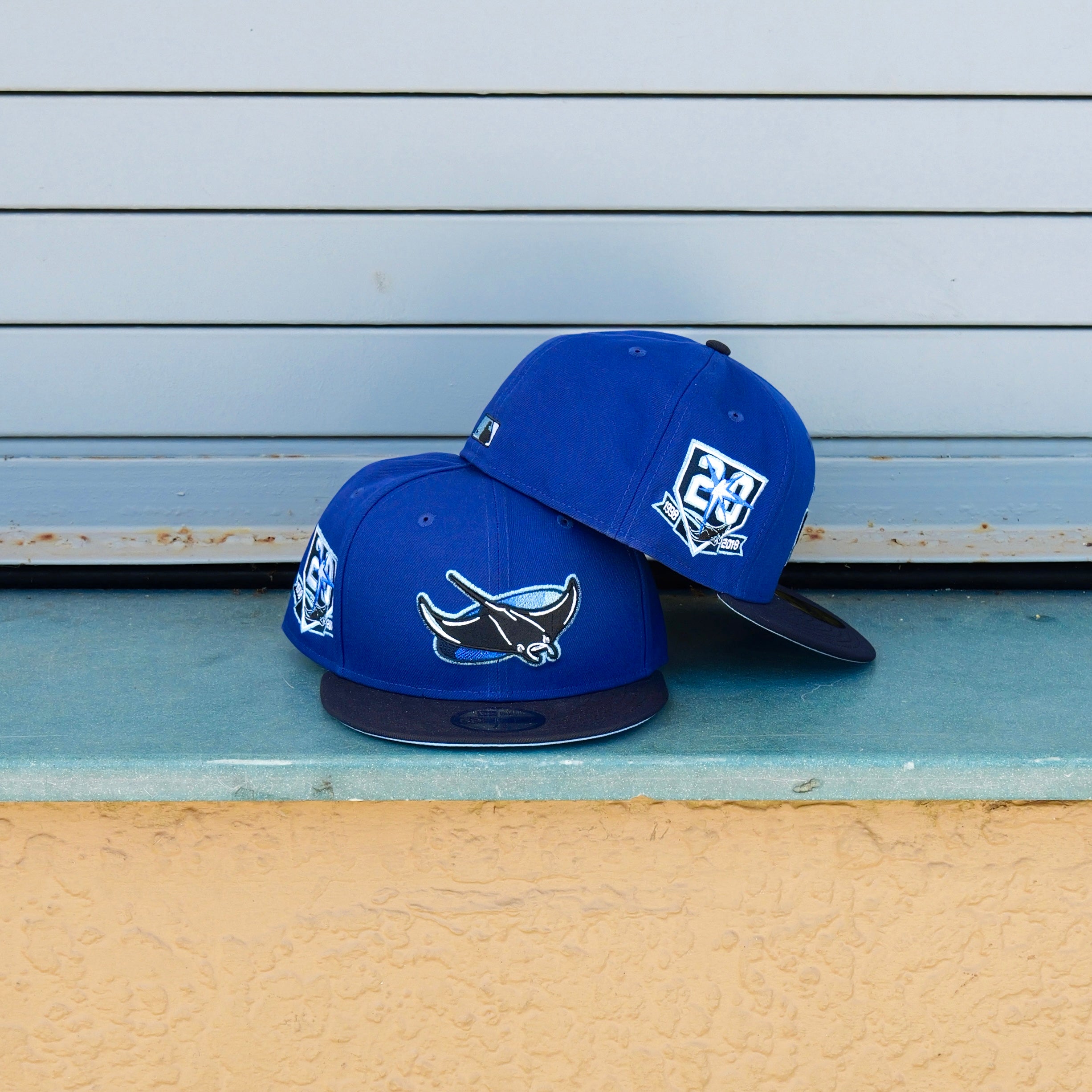 New Era Tampa Bay Rays 20th Anniversary Side Patch Fitted - New Era